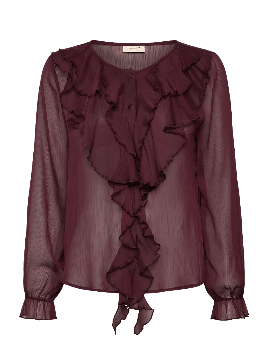 FREE/QUENT - FQDITTE-BLOUSE - langærmede bluser - port royale - 0