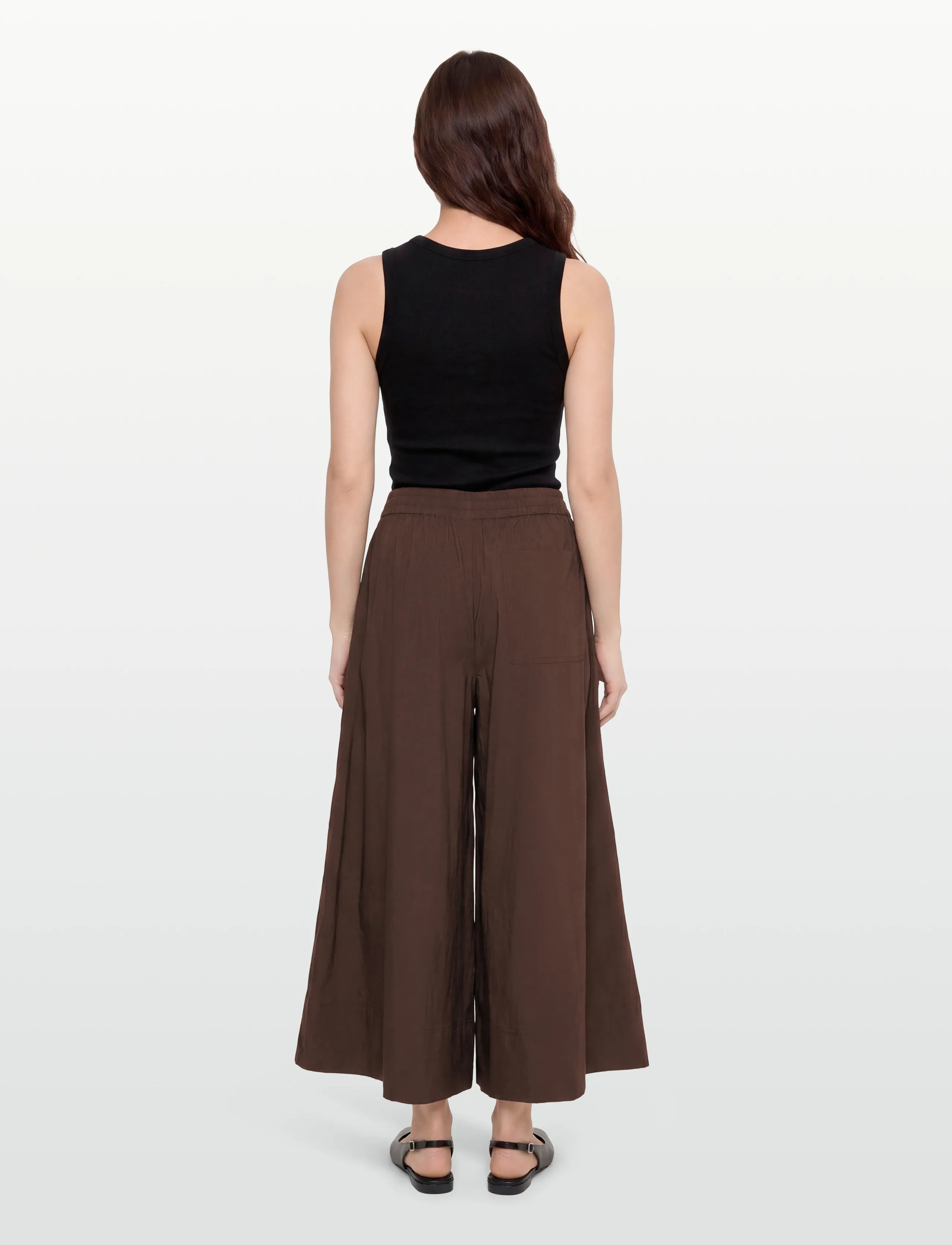 FREE/QUENT - FQJULES-PANTS - culottes-housut - coffee bean - 4