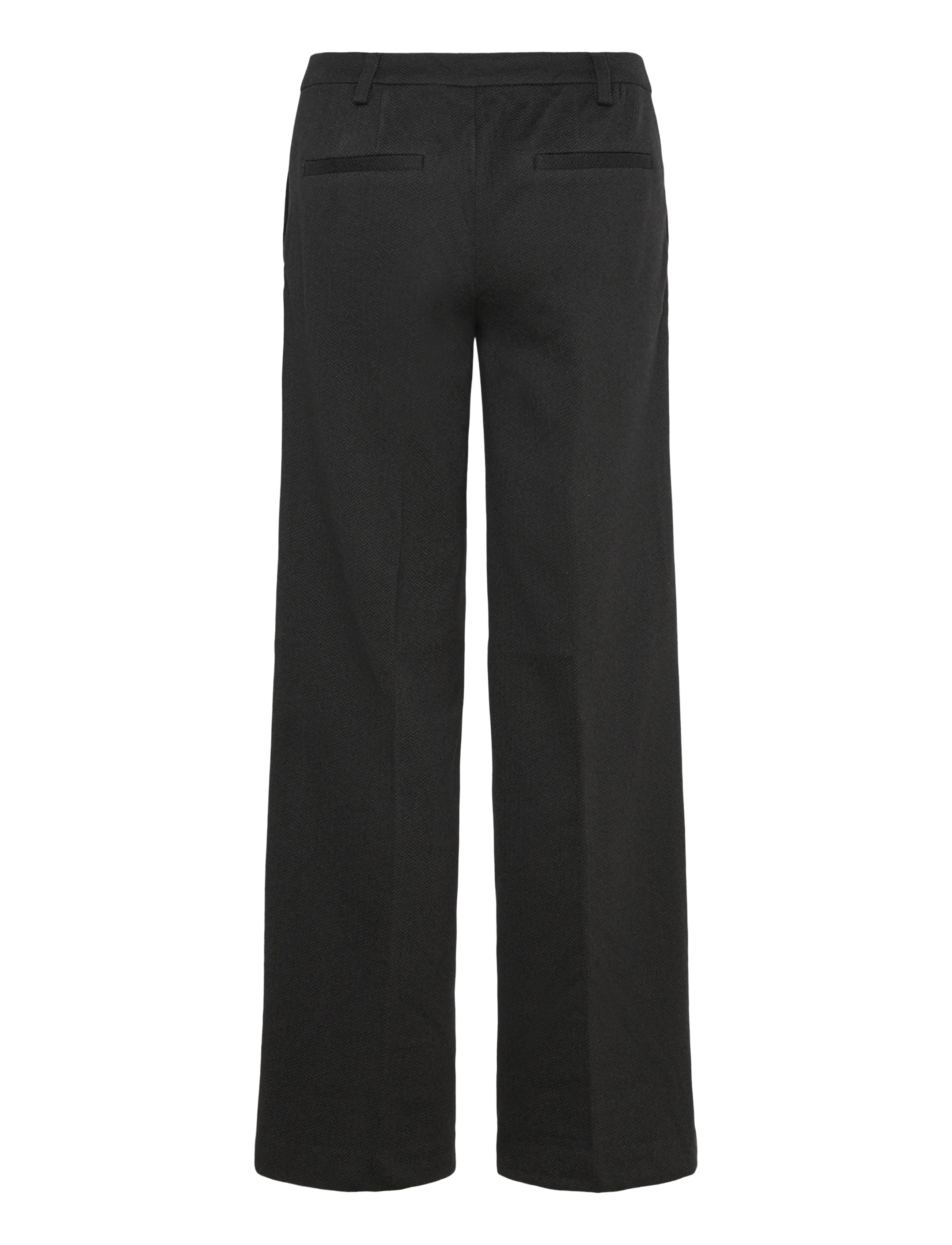 FREE/QUENT - Pants from Freequent in a soft material. The pants have a simple silhouette with - black w. magnet - 1