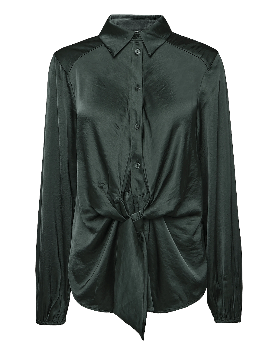 FREE/QUENT - FQDOVE-BLOUSE - langærmede bluser - deep forest - 0