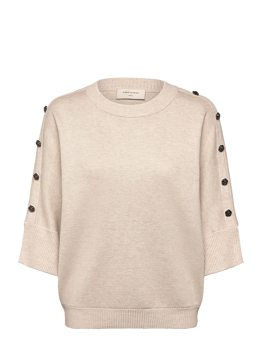 FREE/QUENT - FQANI-PULLOVER - pullover - moonbeam melange - 1