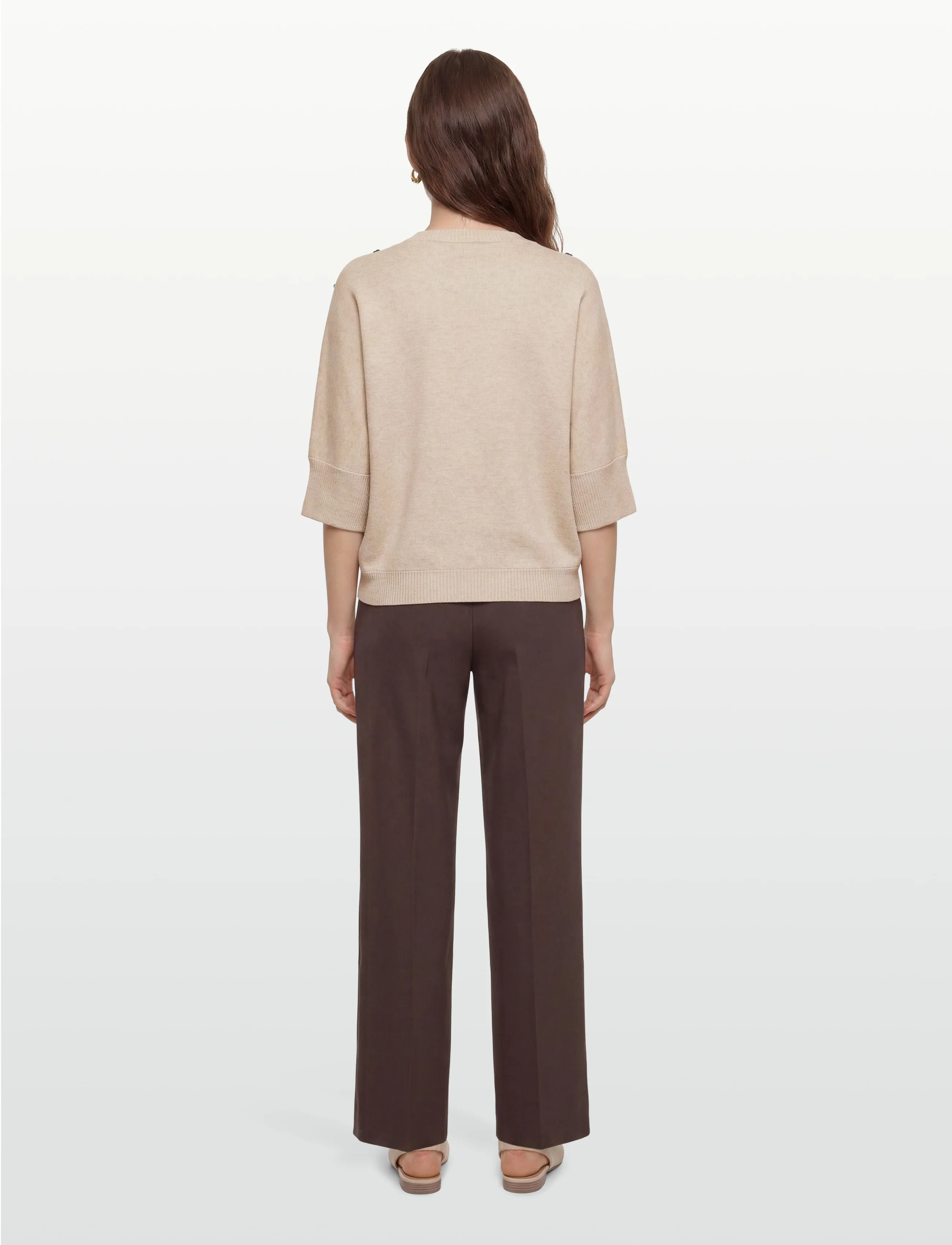 FREE/QUENT - FQANI-PULLOVER - jumpers - moonbeam melange - 4