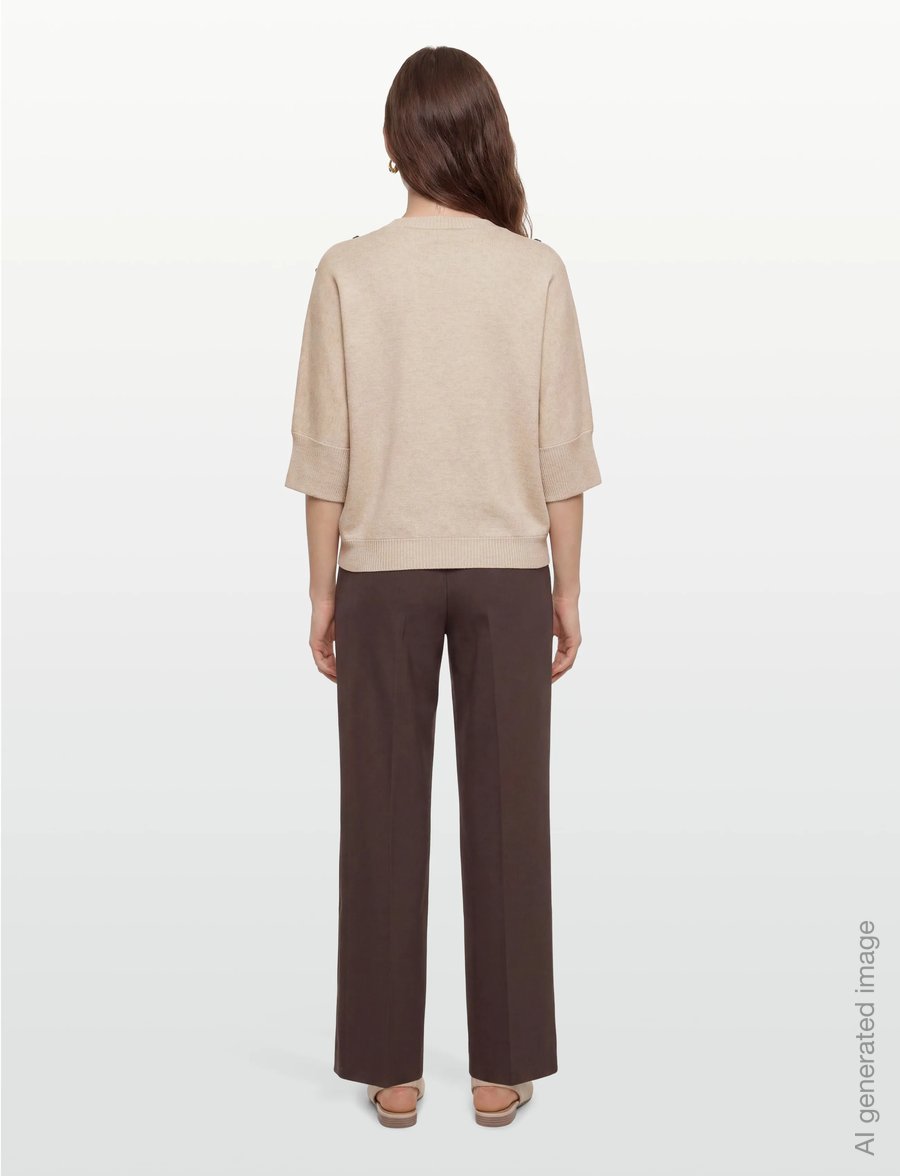 FREE/QUENT - FQANI-PULLOVER - pullover - moonbeam melange - 4