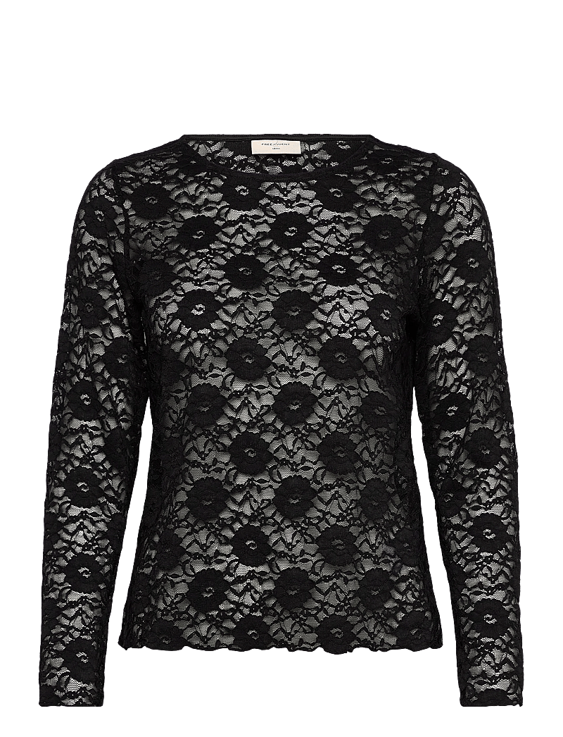 FREE/QUENT - FQLENNON-BLOUSE - langærmede bluser - black - 1