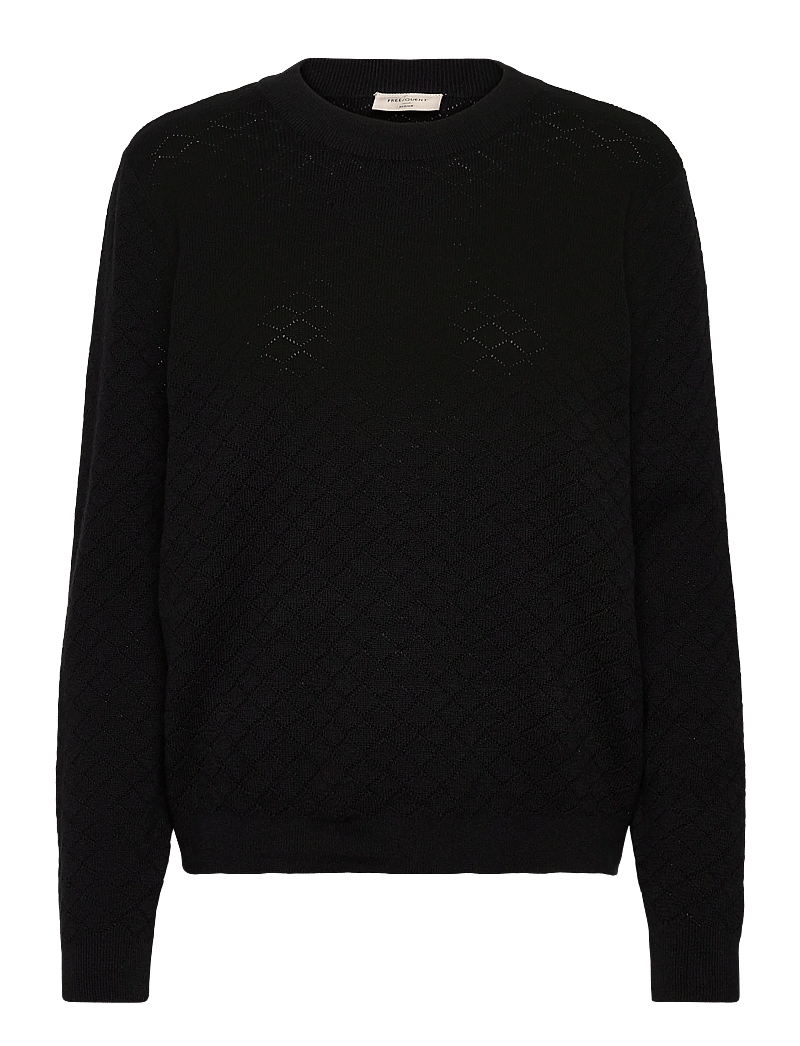 FREE/QUENT - Pullover from Freequent in a soft, fine-knit material. The pullover has a simple - pullover - black - 0