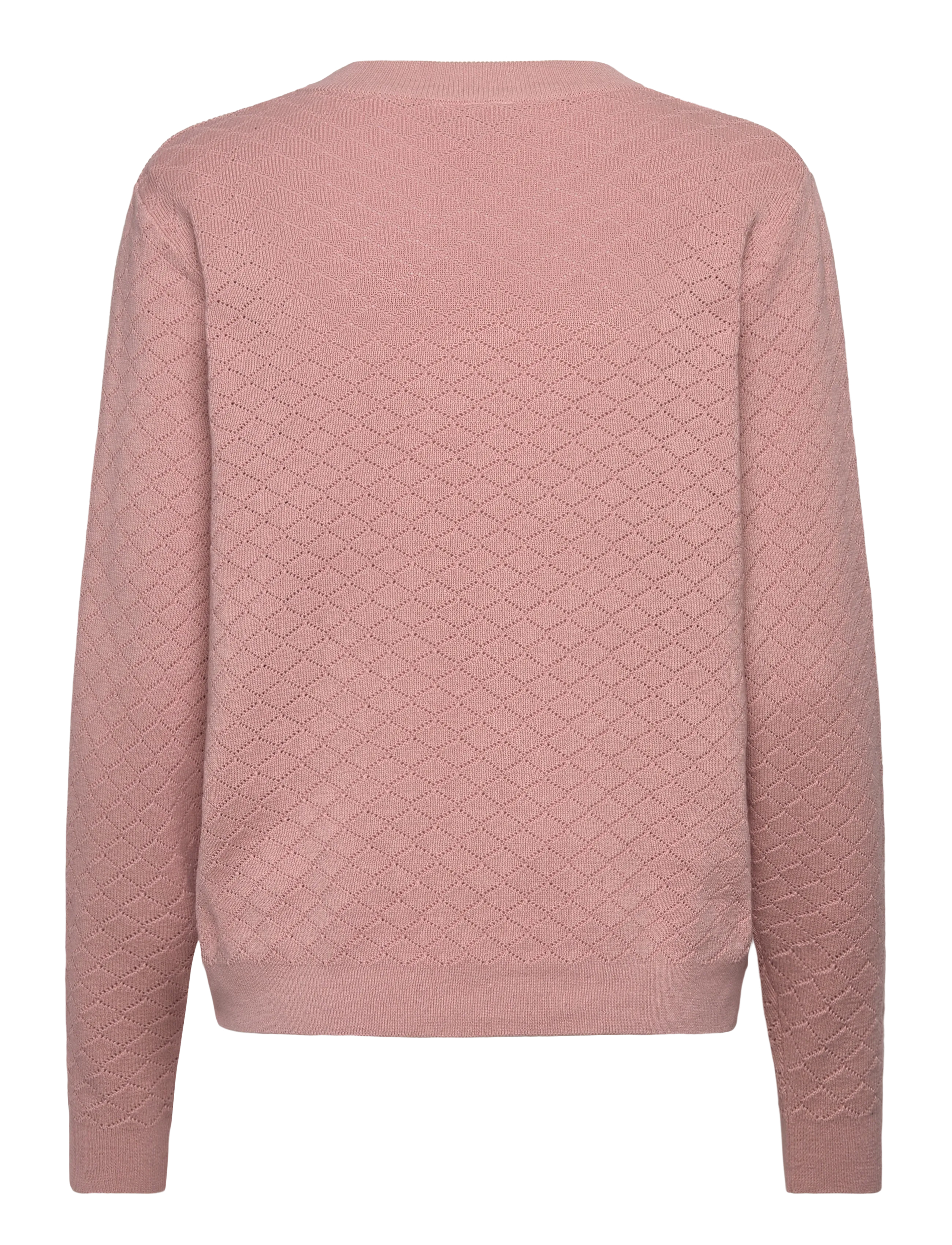 FREE/QUENT - Pullover from Freequent in a soft, fine-knit material. The pullover has a simple - laveste priser - pale mauve - 2