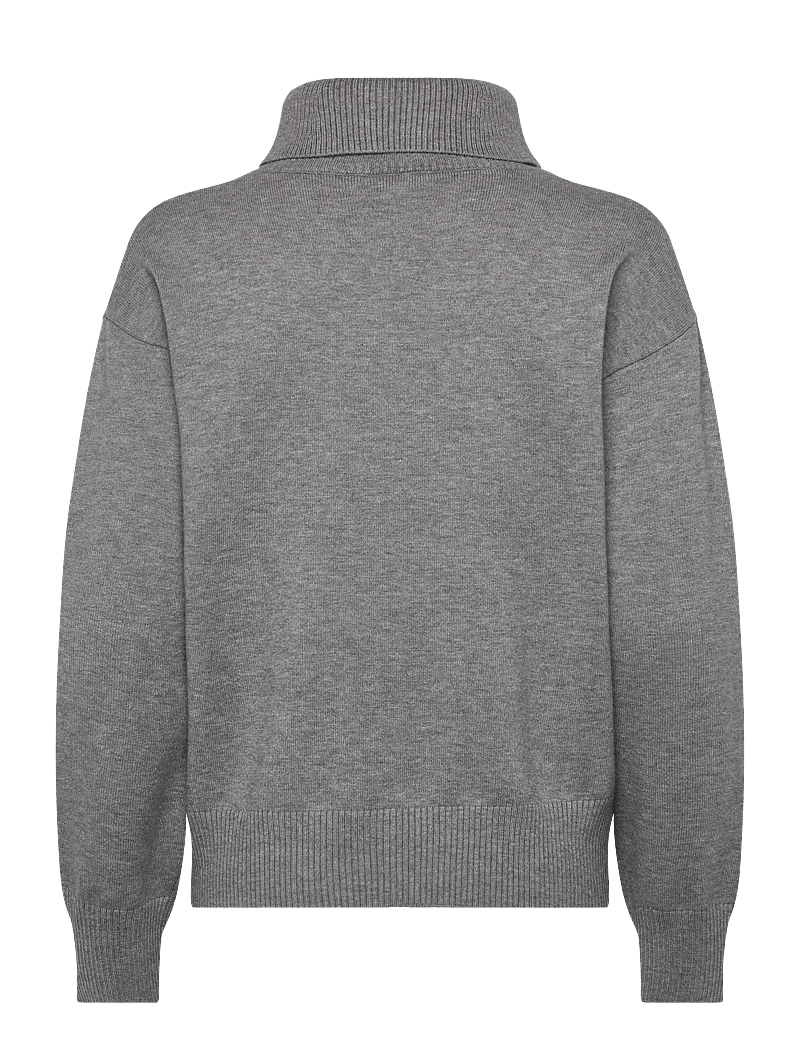 FREE/QUENT - FQCLAURA-PULLOVER - stickade tröjor - medium grey mlg. - 2