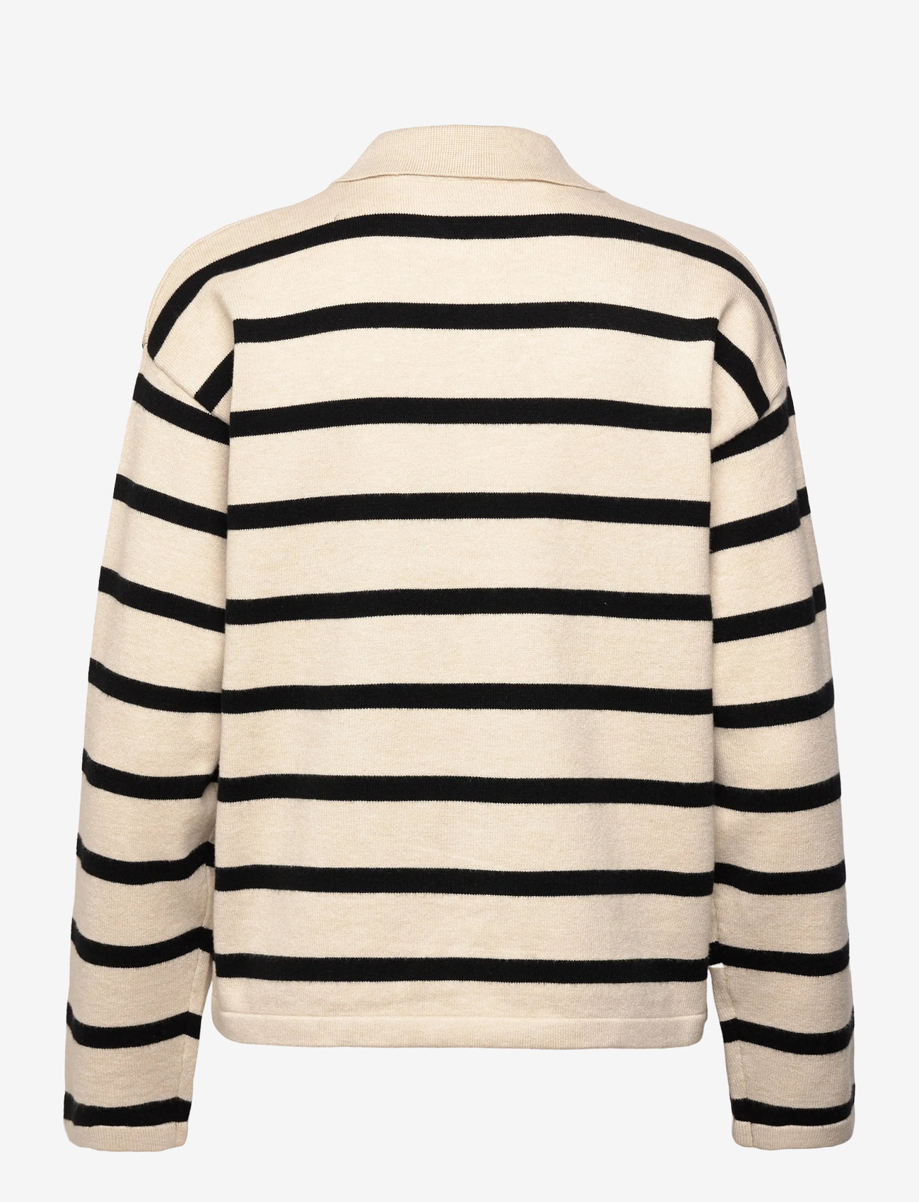 FREE/QUENT - FQCLAURA-PULLOVER - herbstliche kleidung - moonbeam melange w. black - 1