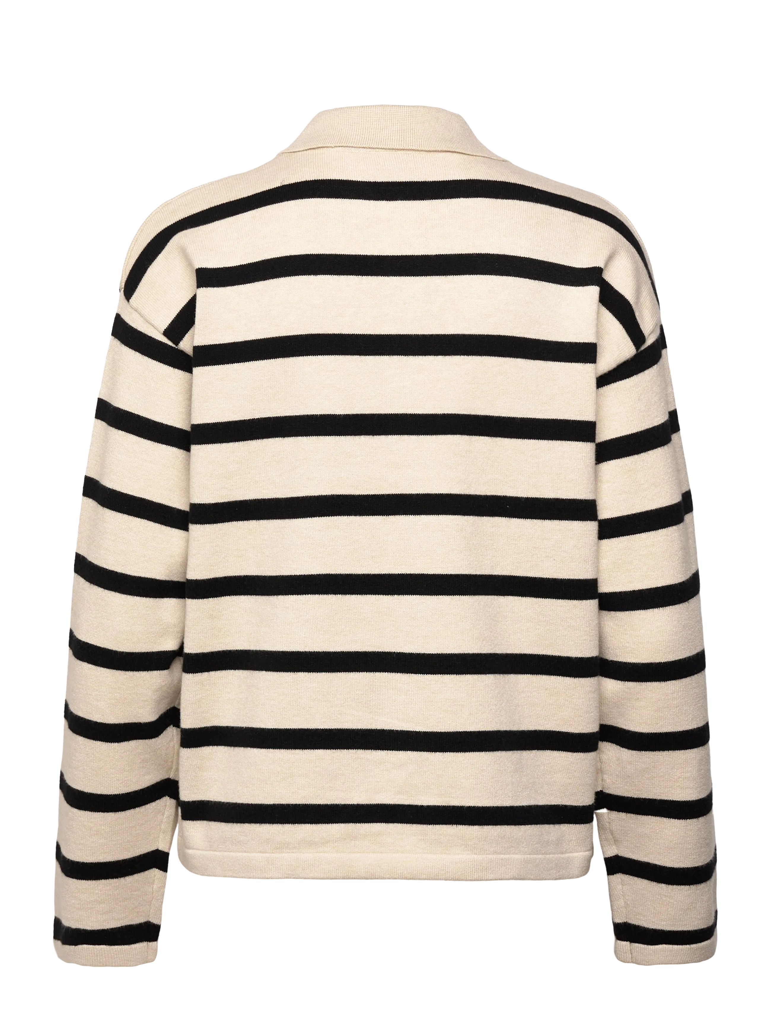 FREE/QUENT - FQCLAURA-PULLOVER - pullover - moonbeam melange w. black - 2
