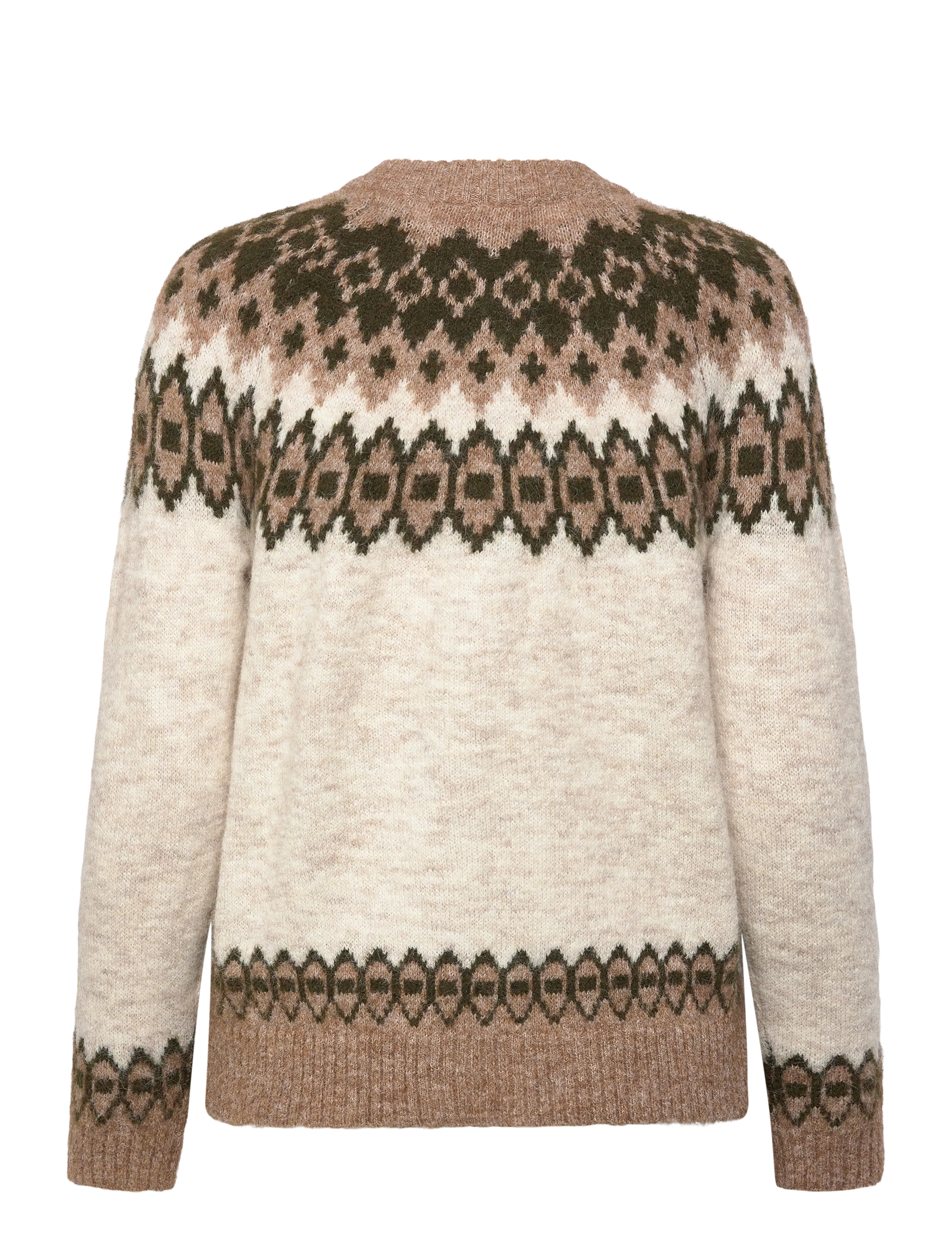FREE/QUENT - FQNOVALA-CARDIGAN - koftor - moonbeam mel w kombu green mel - 2