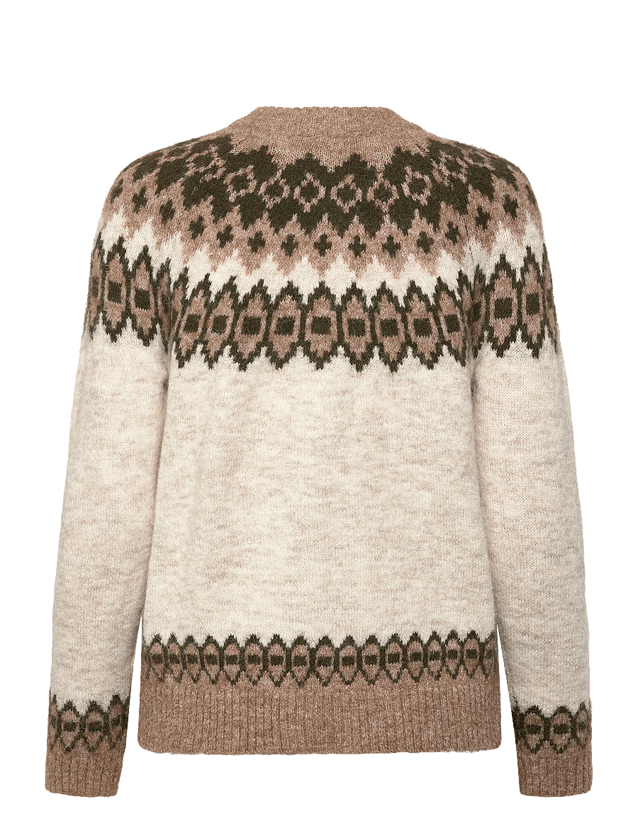 FREE/QUENT - FQNOVALA-CARDIGAN - strickjacken - moonbeam mel w kombu green mel - 2