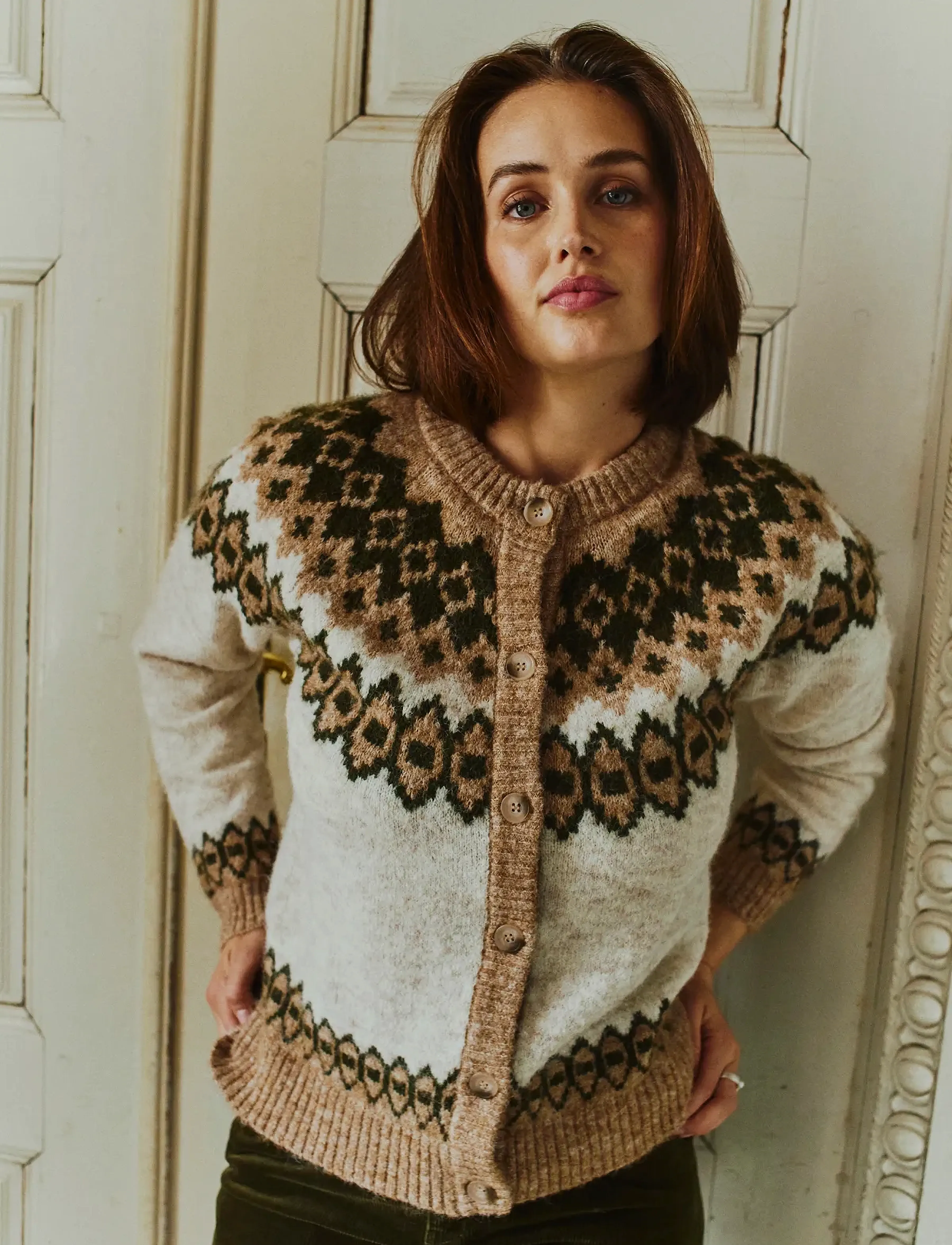 FREE/QUENT Fqnovala-Cardigan, XS, Multi/patterned, Strik > Cardigans, Dame