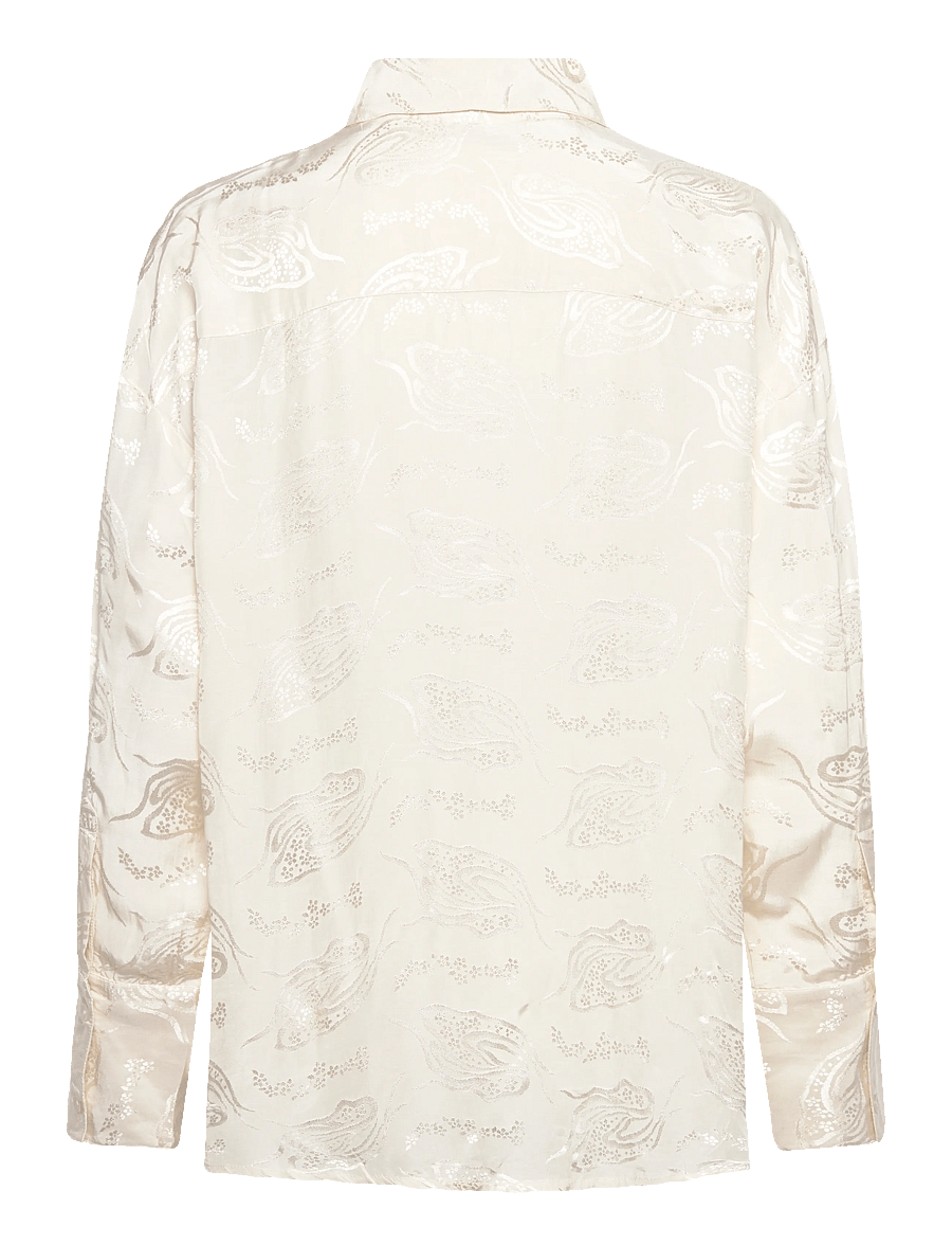 FREE/QUENT - Shirt from Freequent in a light material with allover print. The shirt has a sim - blouses à manches longues - moonbeam - 1