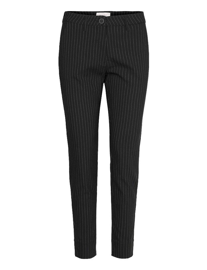 FREE/QUENT - FQREX-PANTS - raka byxor - black w. star off-white - 0