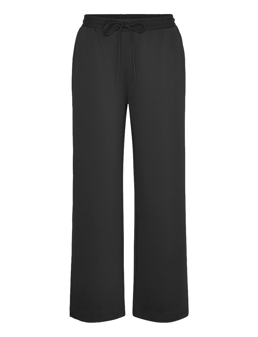 FREE/QUENT - FQNANNI-PANTS - hosen mit weitem bein - black - 1