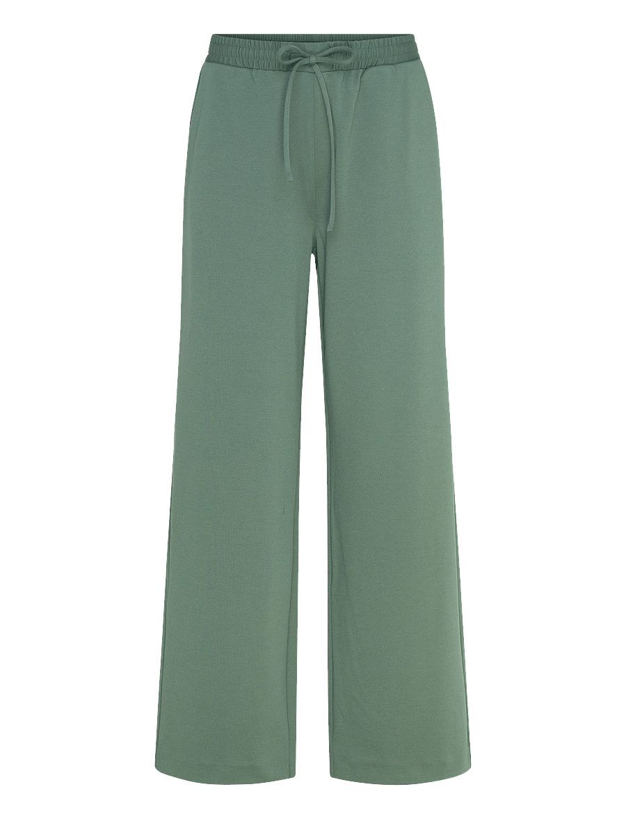 FREE/QUENT - FQNANNI-PANTS - hosen mit weitem bein - dark forest - 1
