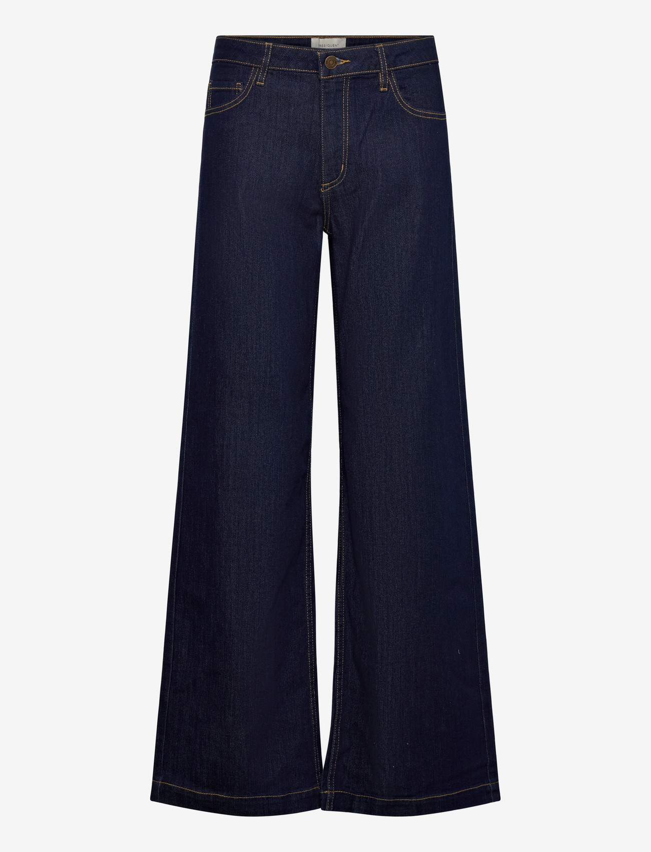 FREE/QUENT - FQSINDY-JEANS - brede jeans - dark blue denim - 1