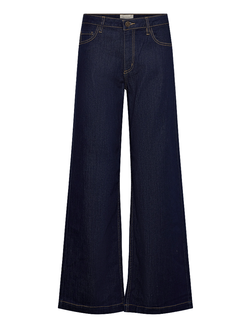 FREE/QUENT - FQSINDY-JEANS - hosen mit weitem bein - dark blue denim - 1