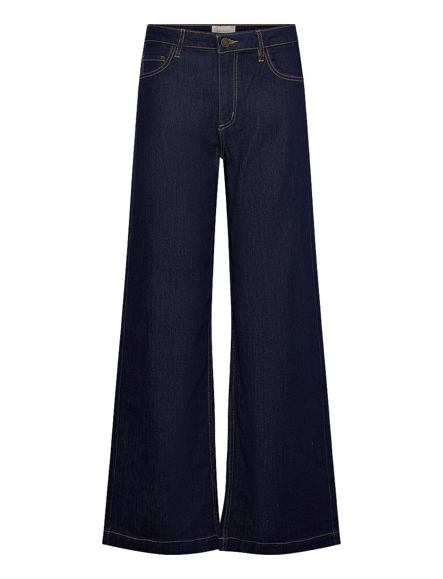 FREE/QUENT - FQSINDY-JEANS - hosen mit weitem bein - dark blue denim - 1