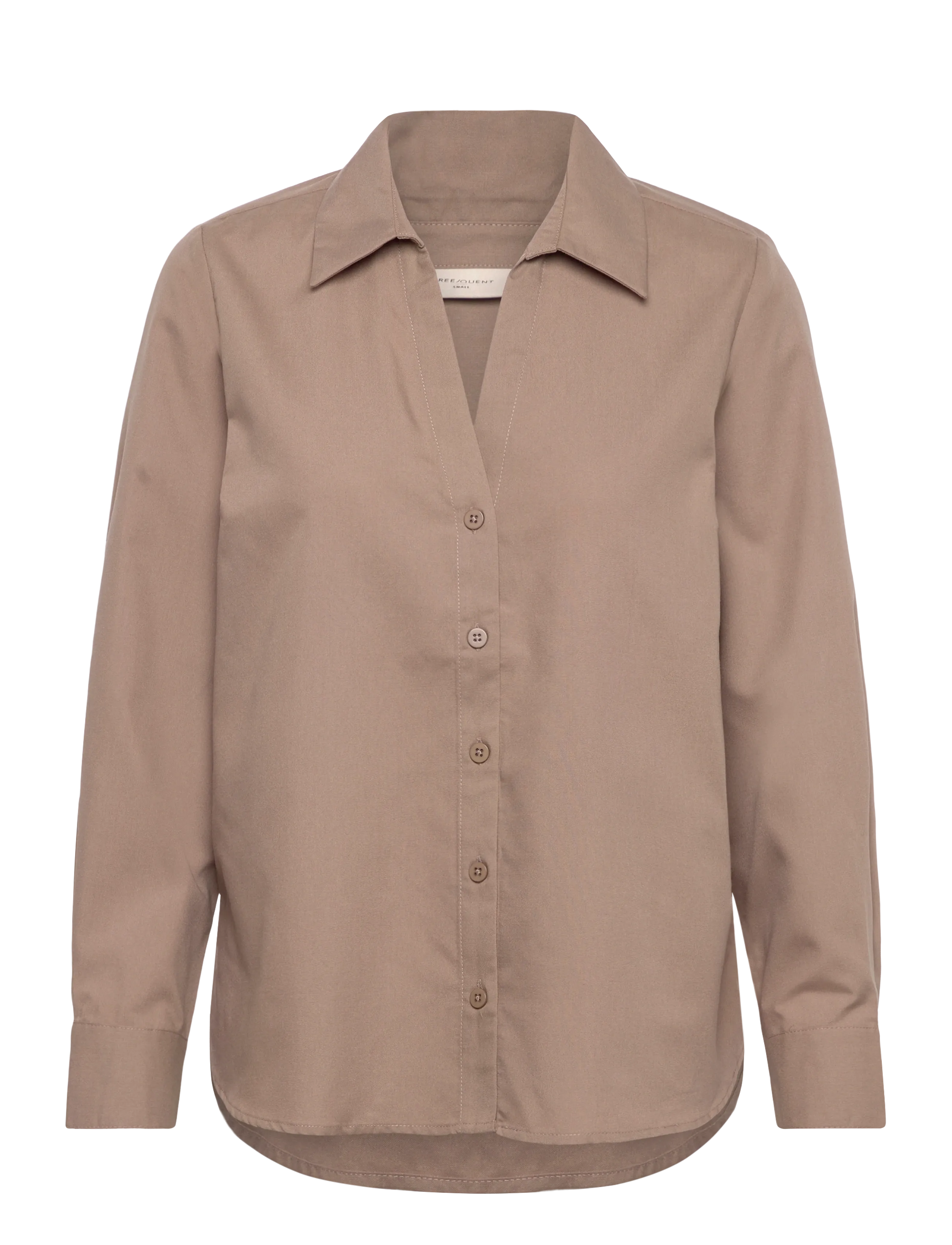 FREE/QUENT FQFLYNN-SHIRT - Tøj - DESERT TAUPE / beige