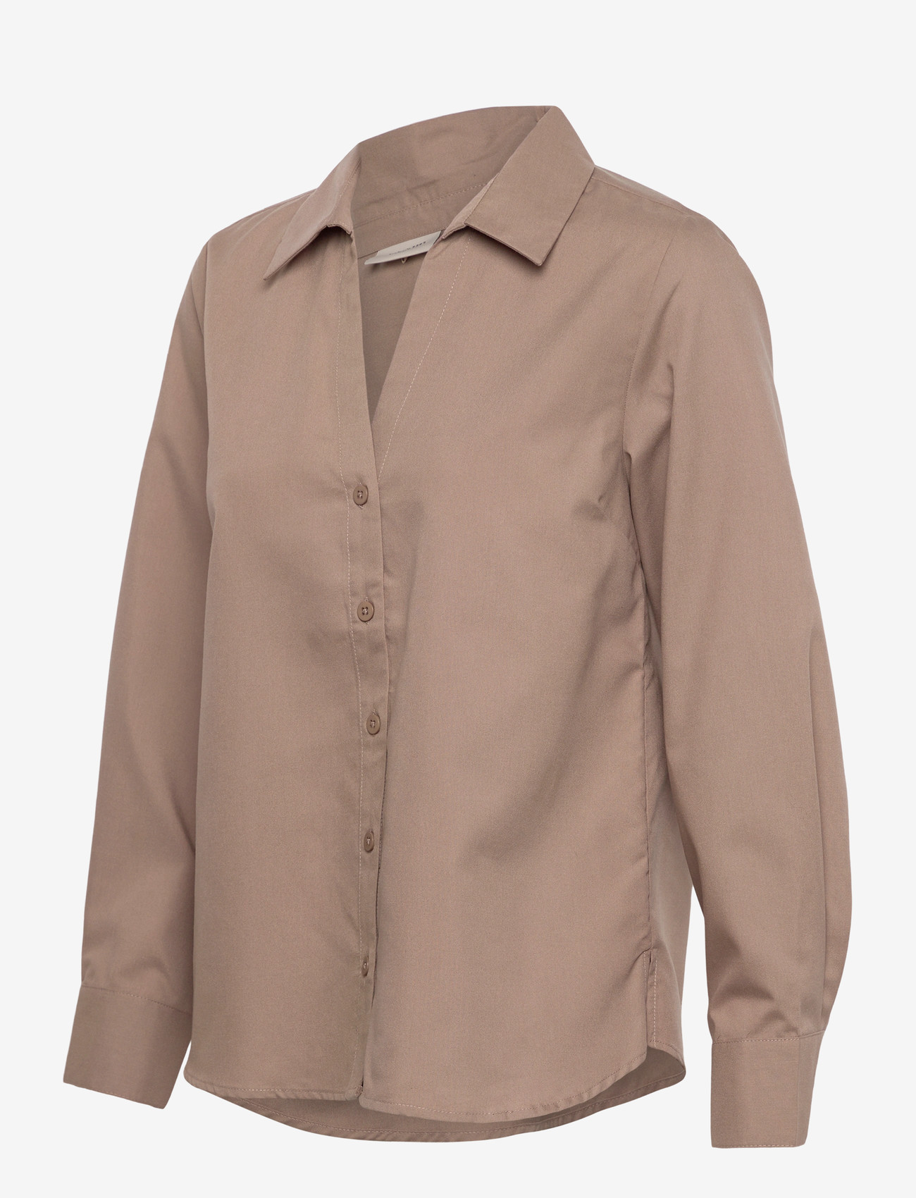 FREE/QUENT - FQFLYNN-SHIRT - pitkähihaiset kauluspaidat - desert taupe - 2