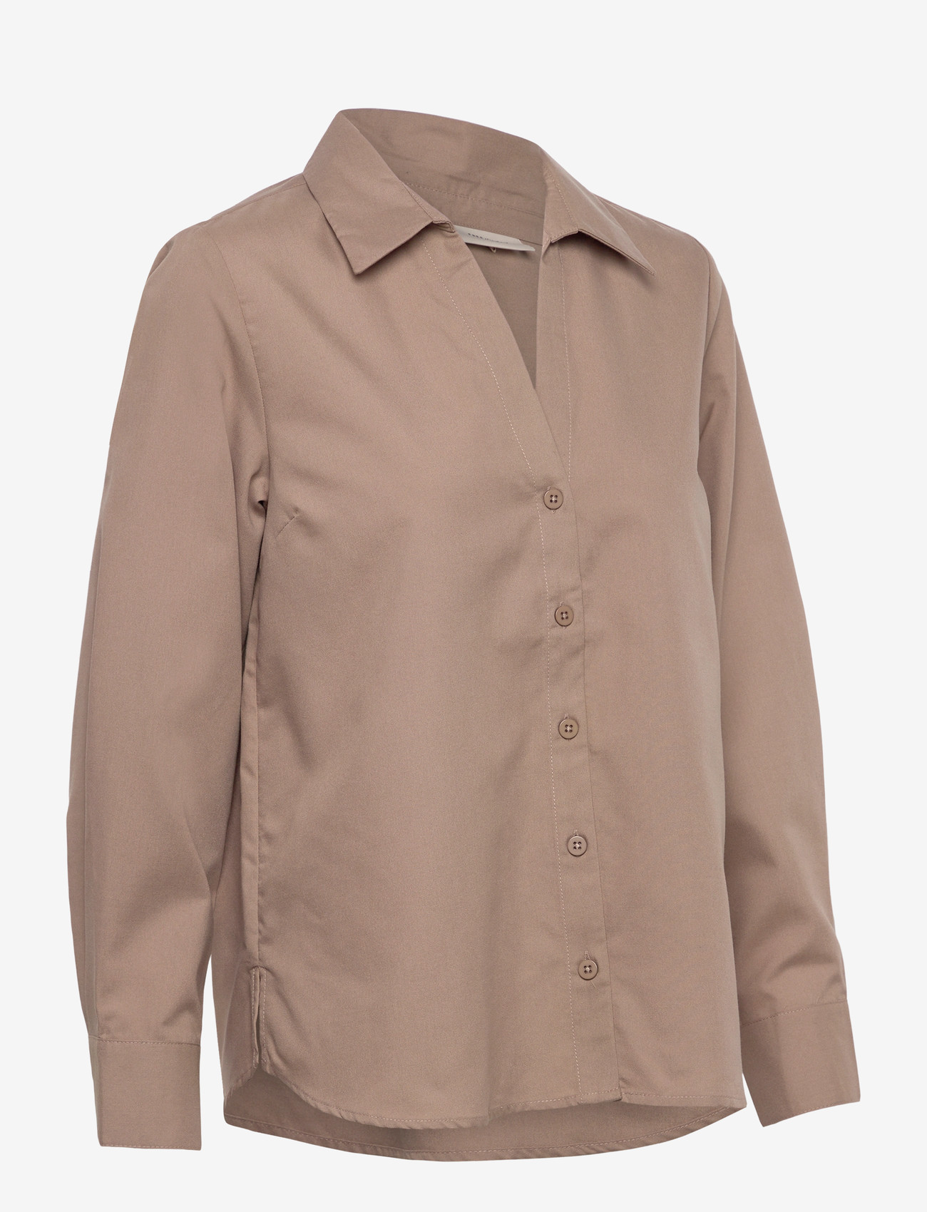 FREE/QUENT - FQFLYNN-SHIRT - pitkähihaiset kauluspaidat - desert taupe - 3