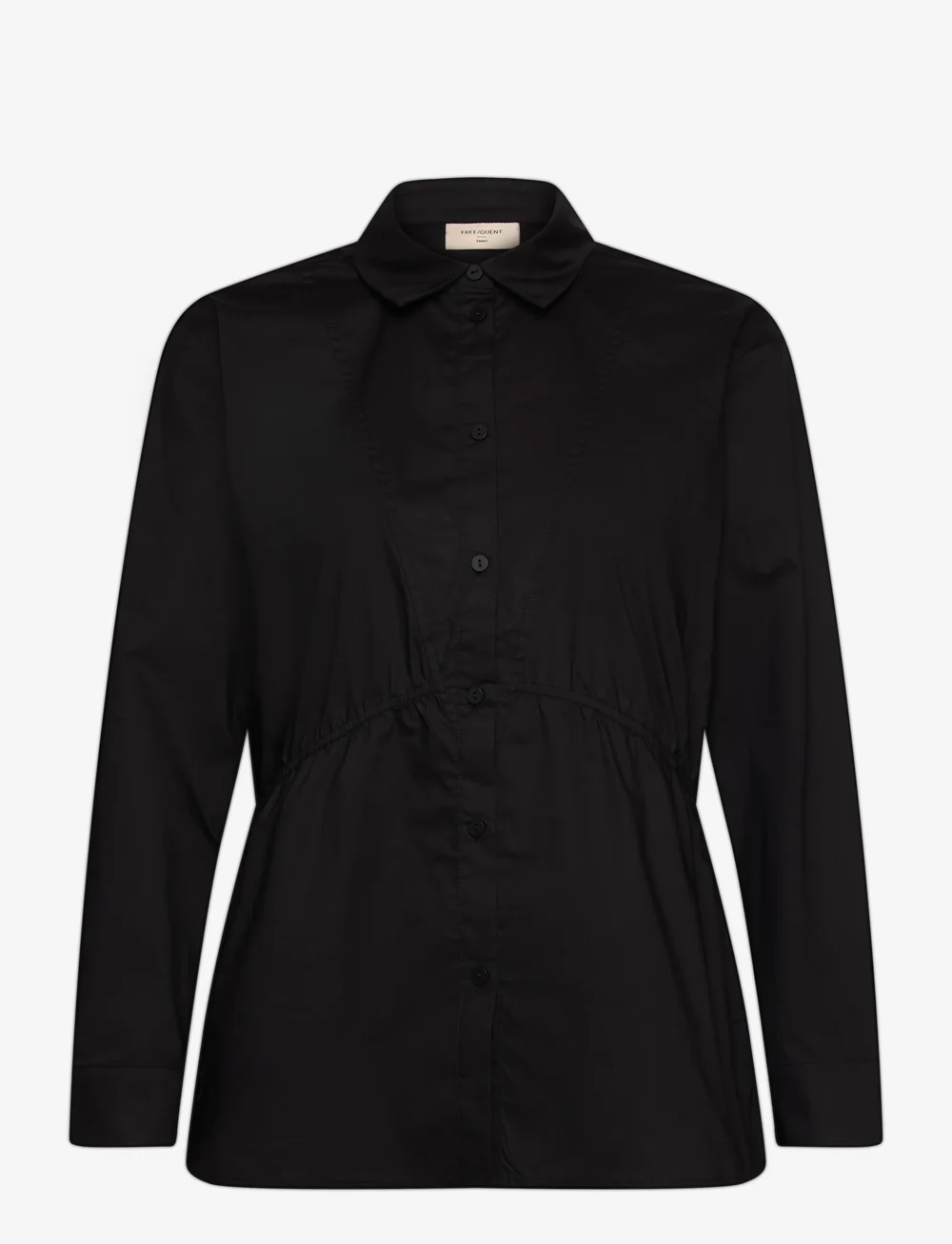 FREE/QUENT - FQAJDA-SHIRT - chemises à manches longues - black - 0