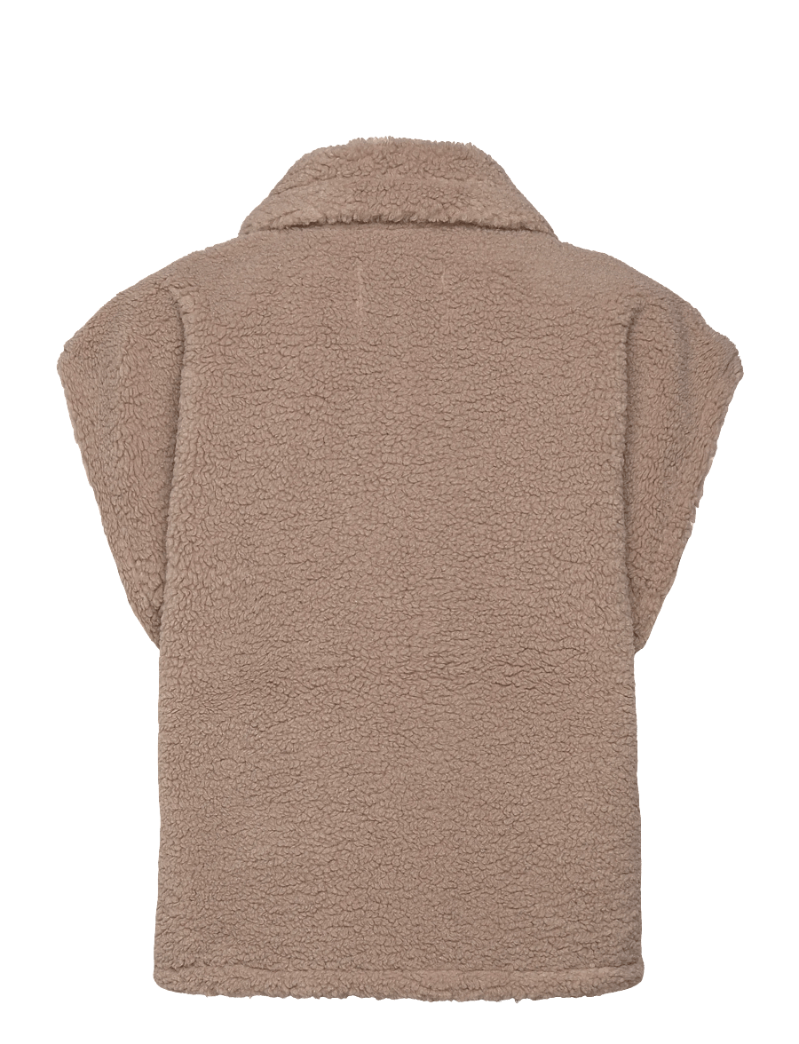 FREE/QUENT - Waistcoat - vestes de printemps - simply taupe - 2
