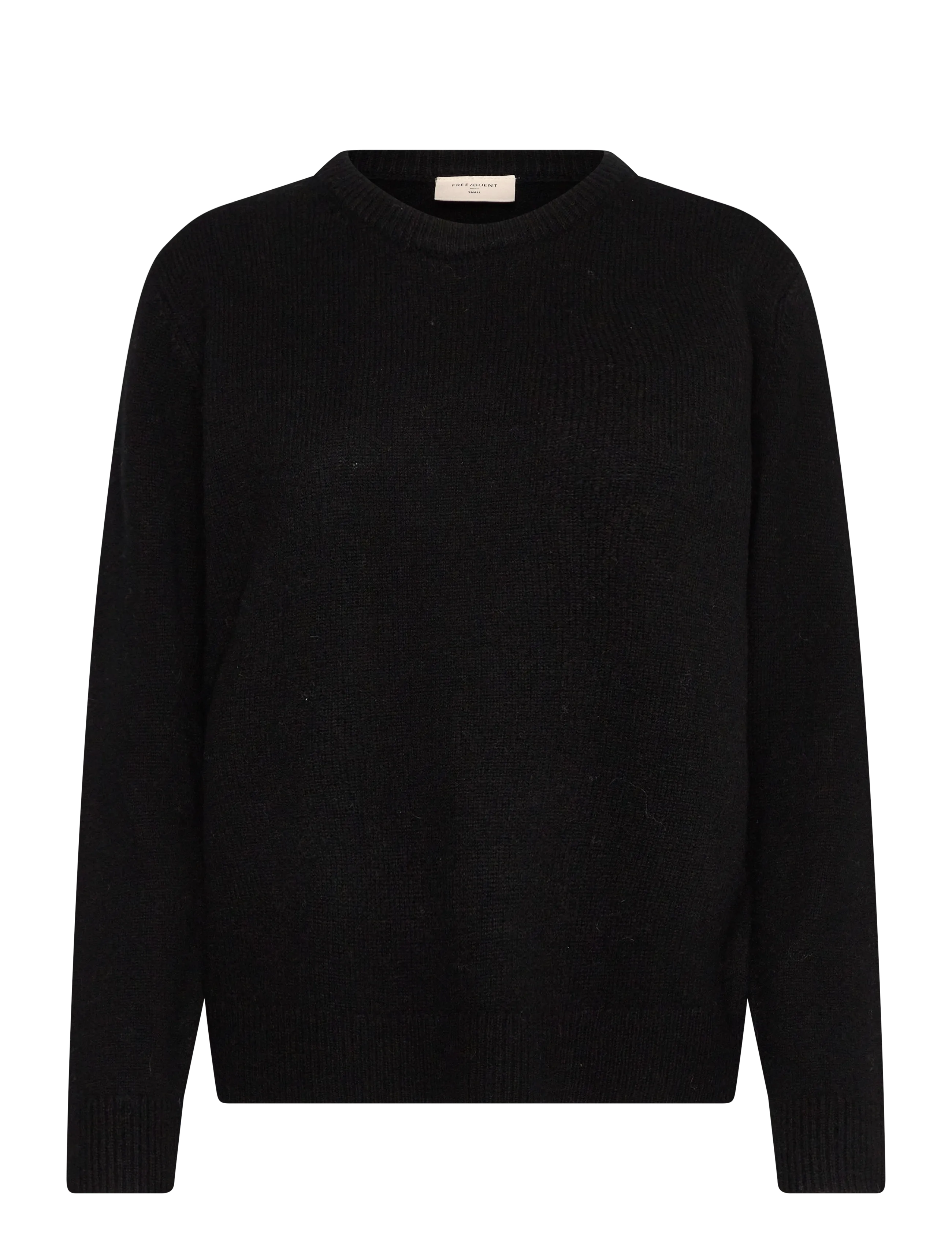 FREE/QUENT Pullover from Freequent in a soft, fine-knit material. The pullover has a simple - Transitional Layering - BLACK / black