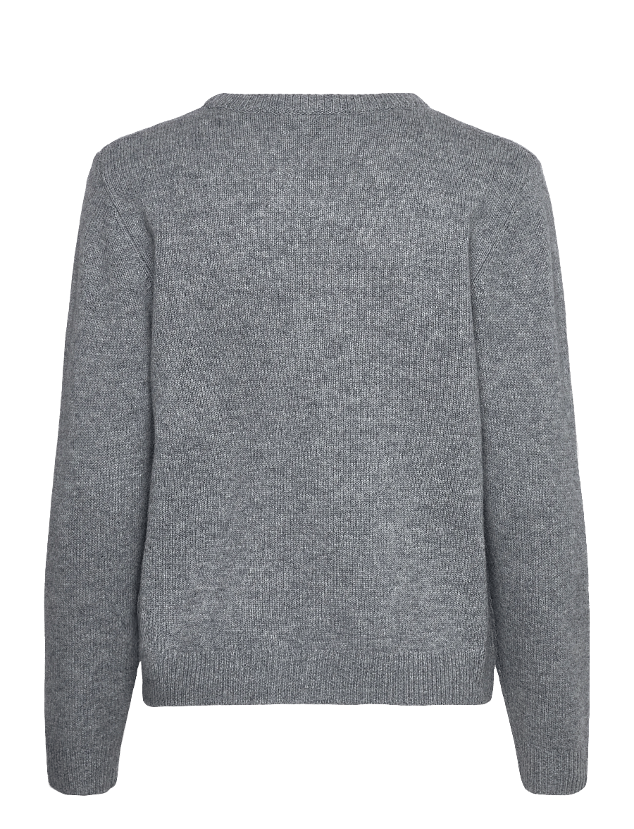 FREE/QUENT - FQWINKA-PULLOVER - stickade tröjor - medium grey mlg. - 1