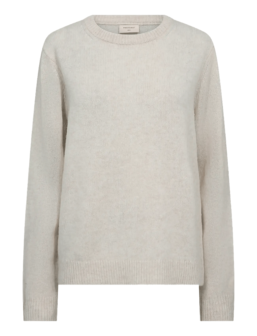 FREE/QUENT - FQWINKA-PULLOVER - kampsunid - moonbeam melange - 0