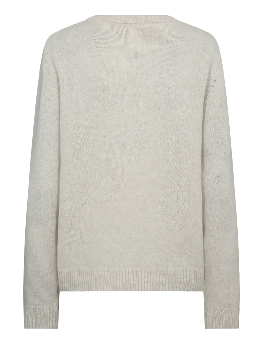 FREE/QUENT - FQWINKA-PULLOVER - kampsunid - moonbeam melange - 1