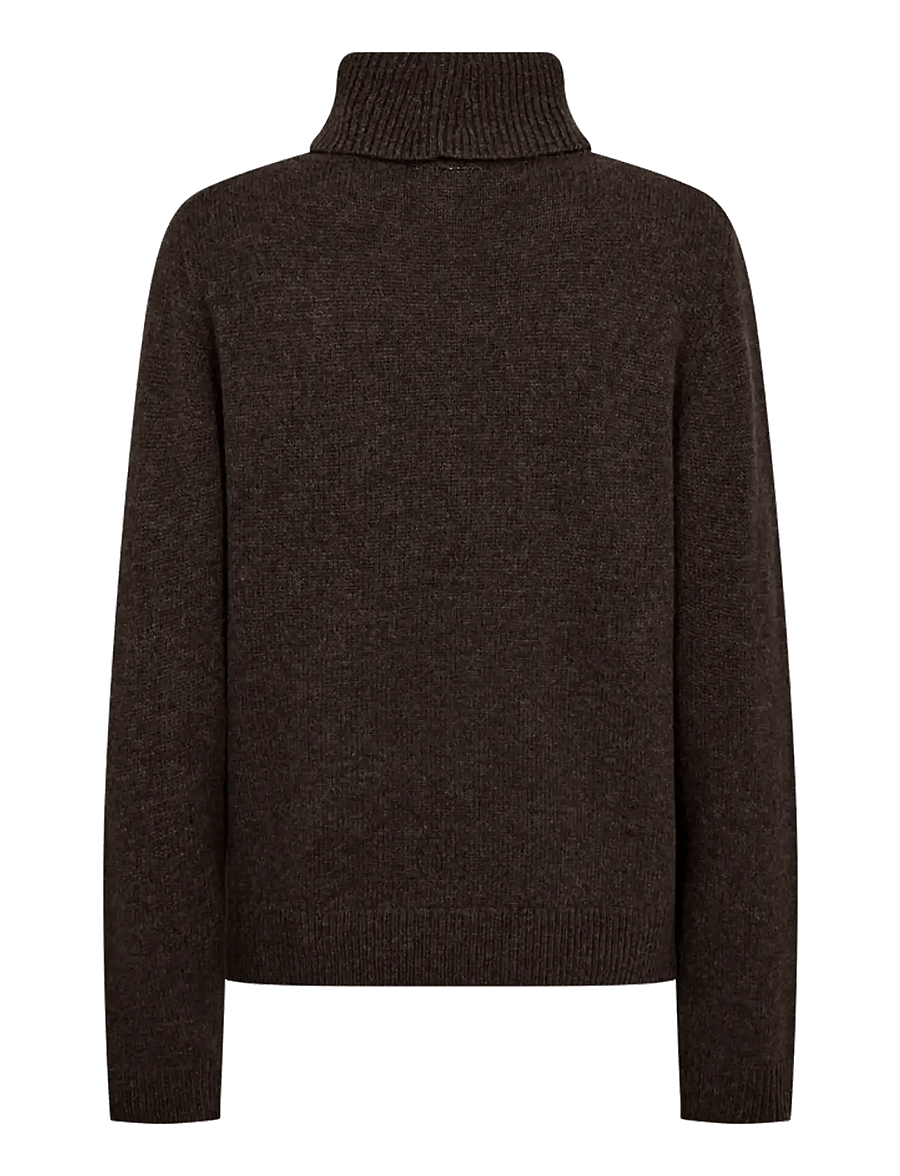 FREE/QUENT - FQWINKA-PULLOVER - stickade tröjor - mole melange - 1