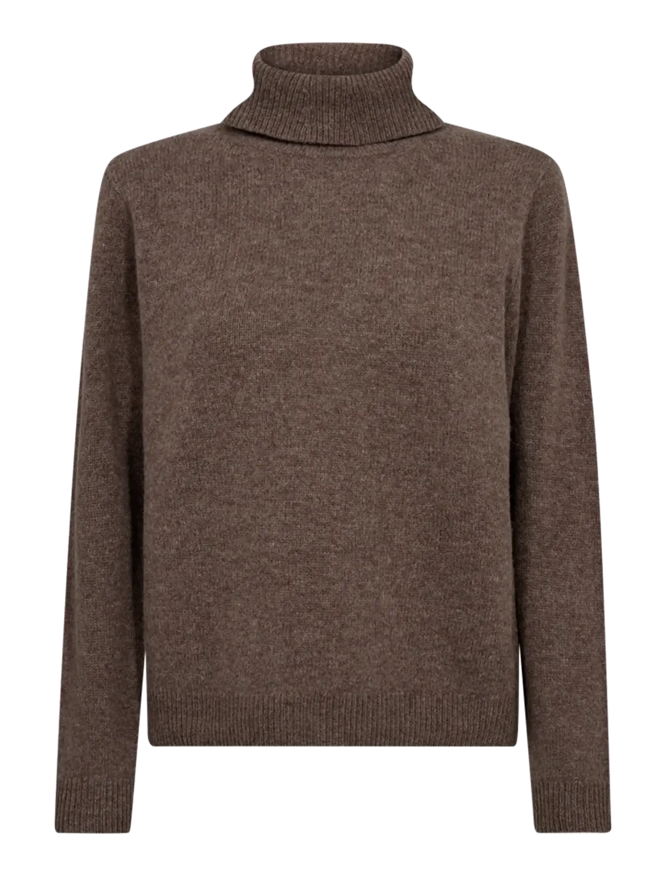 FREE/QUENT FQWINKA-PULLOVER - Stickade tröjor - MOREL MELANGE / brown