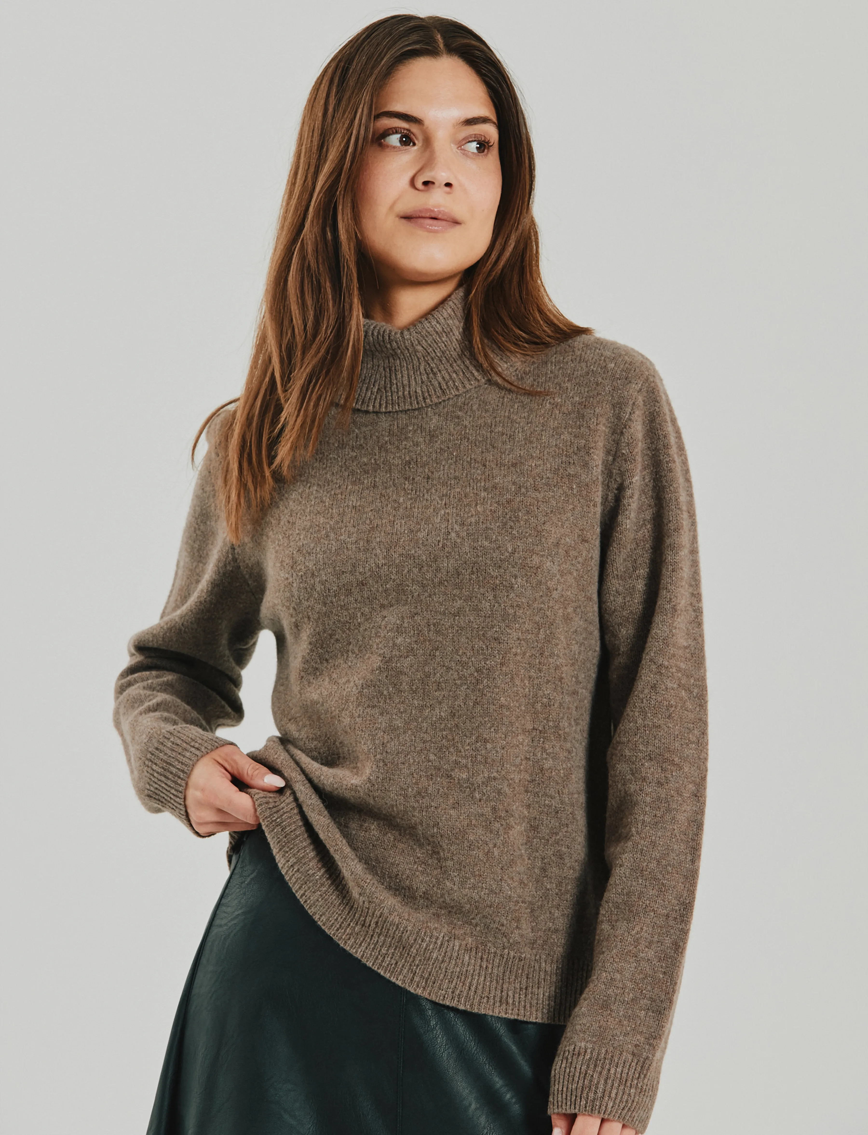 FREE/QUENT - FQWINKA-PULLOVER - morel melange - 3