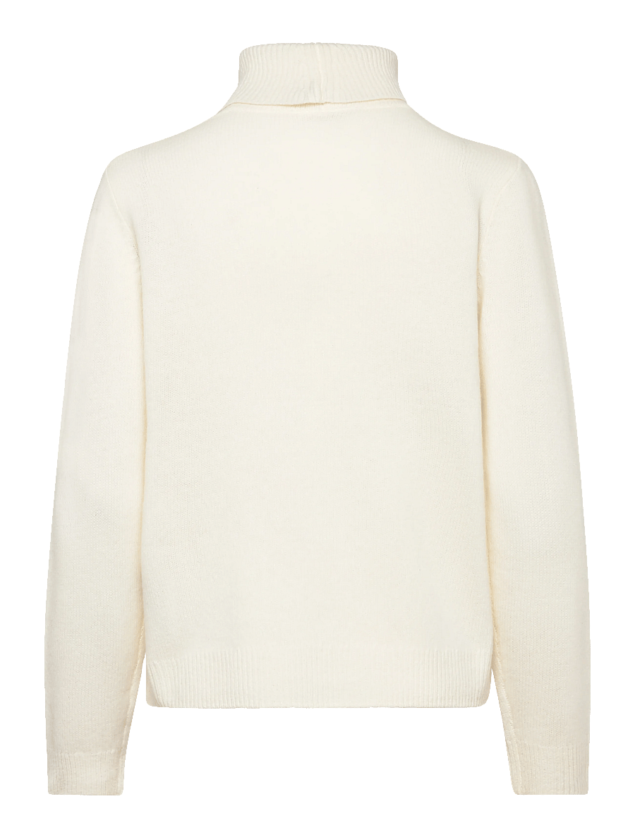 FREE/QUENT - Pullover from Freequent in a soft, fine-knit material. The pullover has a simple - pulls - star off-white - 2