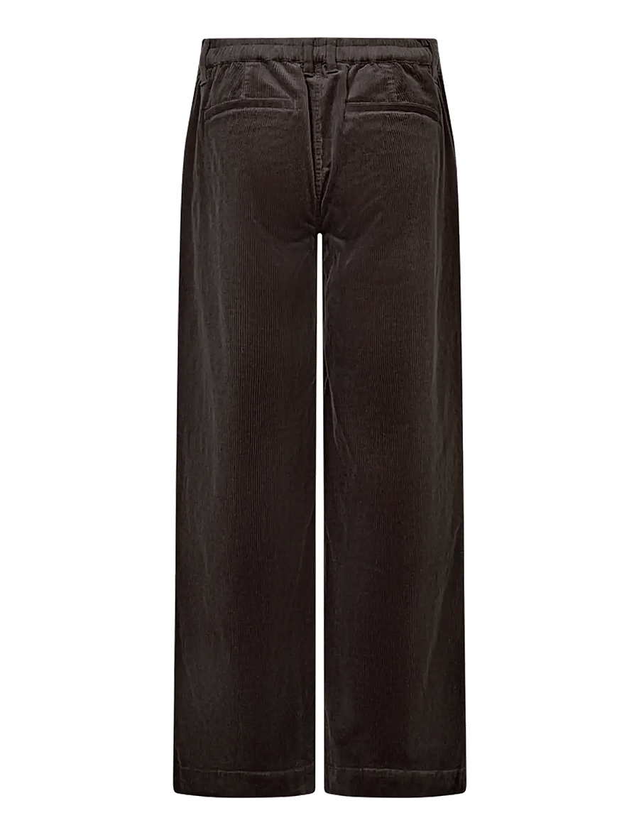 FREE/QUENT - FQCORDY-PANTS - wide leg trousers - mole - 1