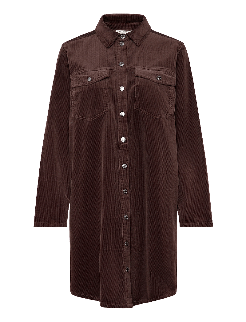 FREE/QUENT - FQCORDY-DRESS - särkkleidid - coffee bean - 0