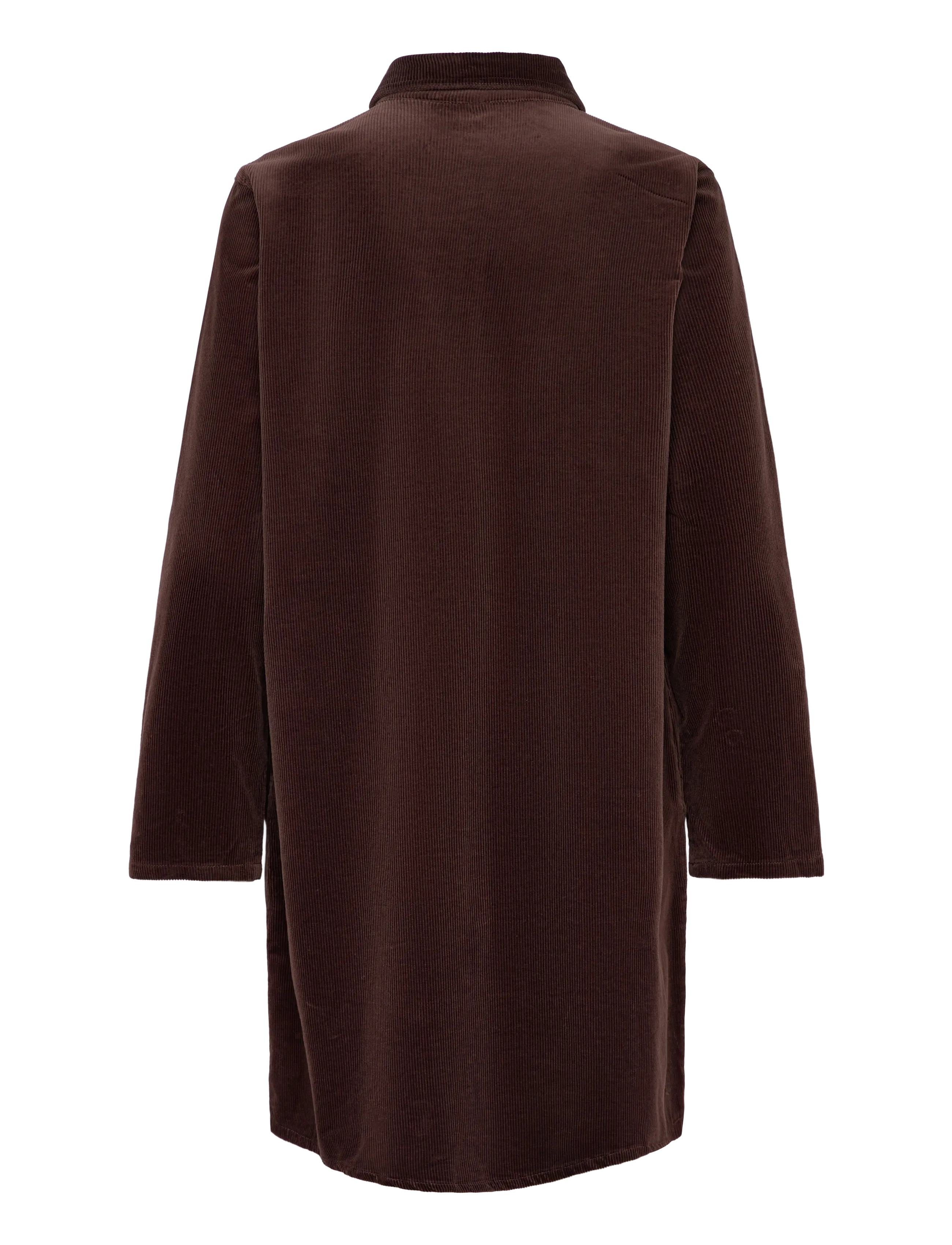 FREE/QUENT - Dress from Freequent in a corduroy material. The dress has a casual look with a - särkkleidid - coffee bean - 2