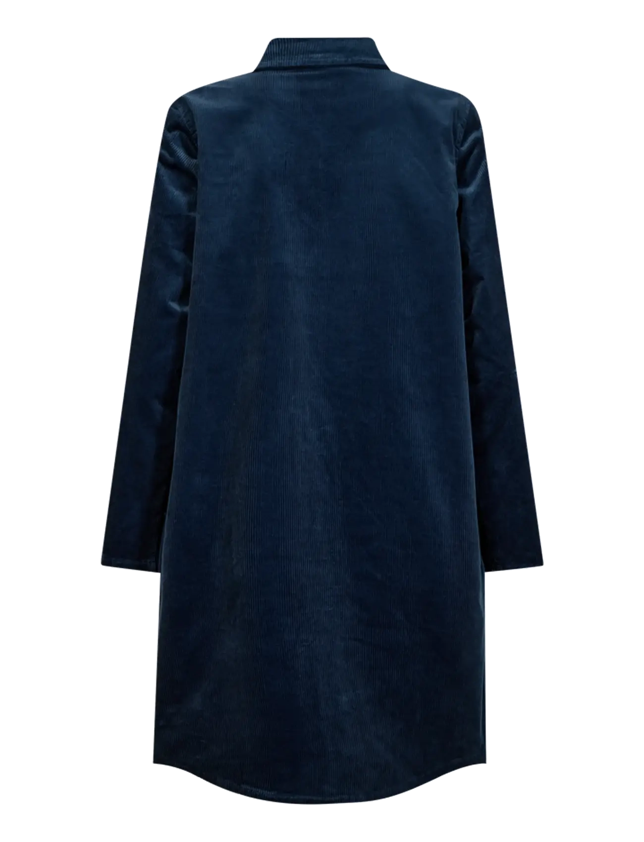 FREE/QUENT - Dress from Freequent in a corduroy material. The dress has a casual look with a - skjortklänningar - moonlit ocean - 1