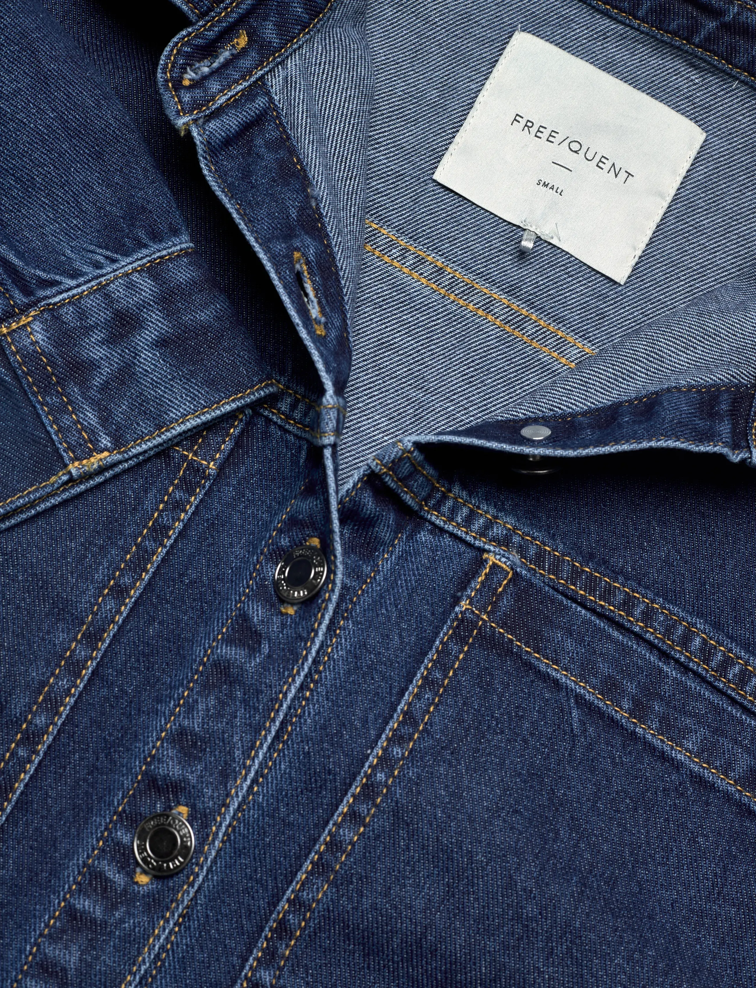 FREE/QUENT - FQRINNA-JACKET - kevadjoped - medium blue denim - 4