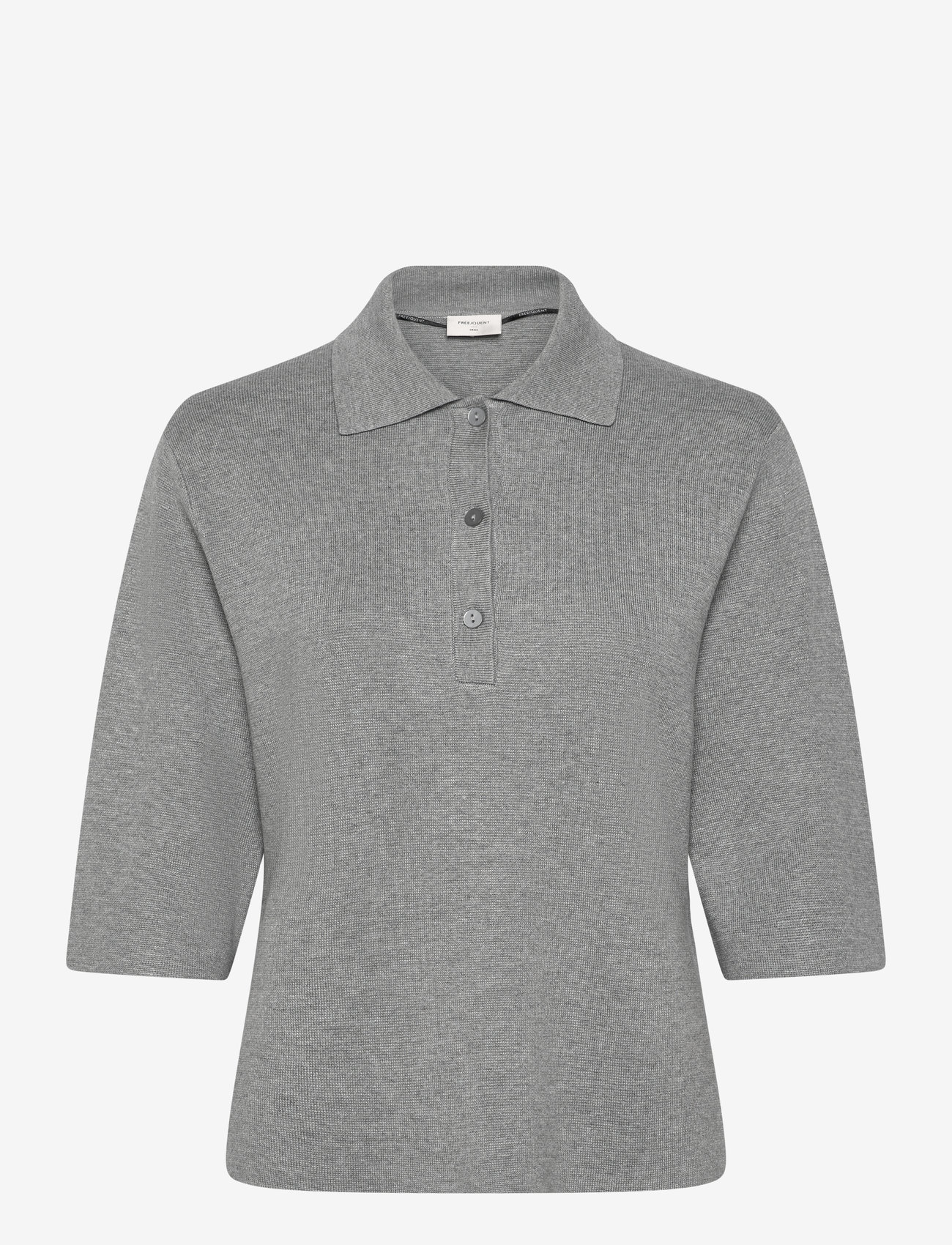 FREE/QUENT - Pullover from Freequent in a soft, fine-knit material - stickade tröjor - medium grey mlg. - 1