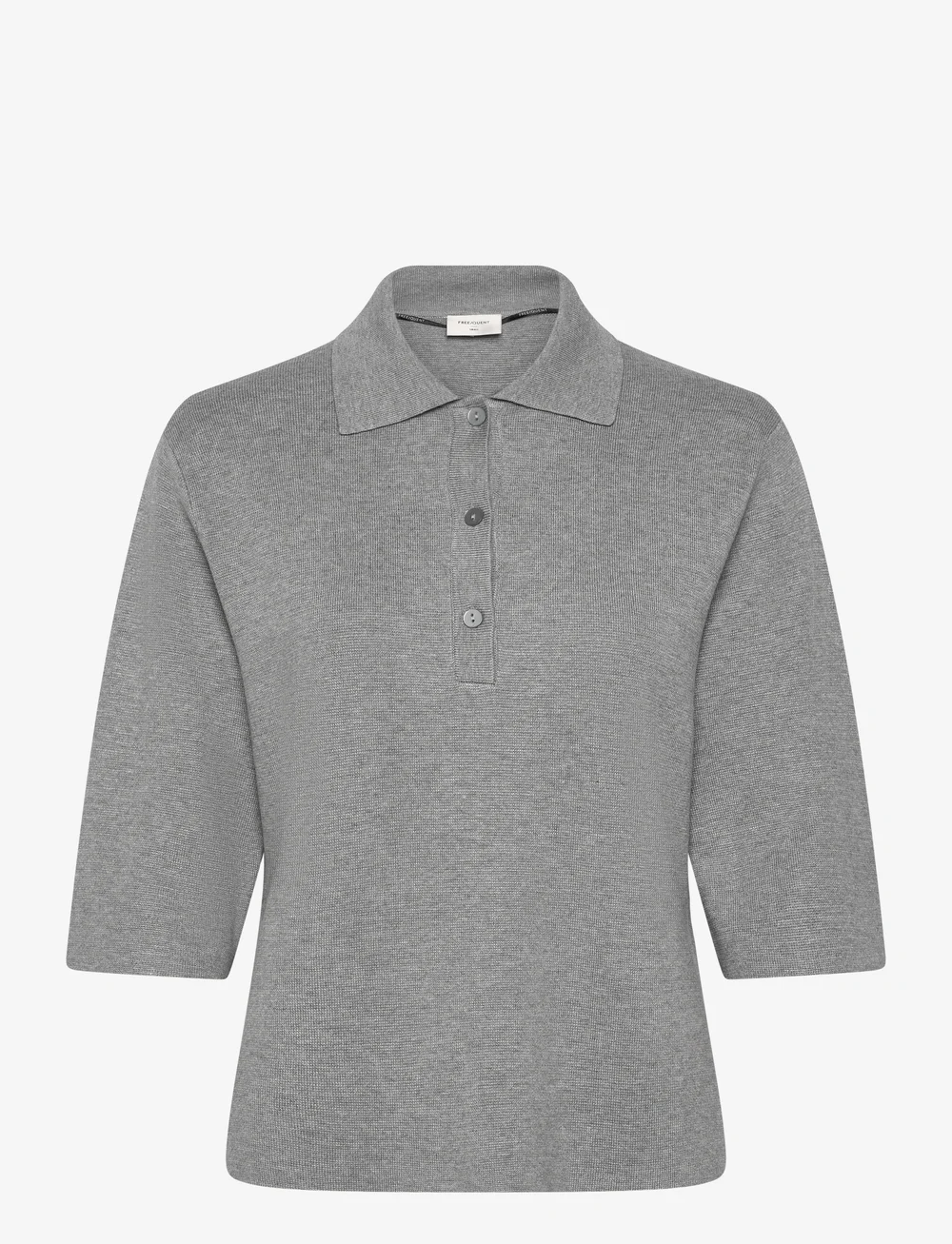 FREE/QUENT - Pullover from Freequent in a soft, fine-knit material. The pullover has an elega - pullover - medium grey mlg. - 1