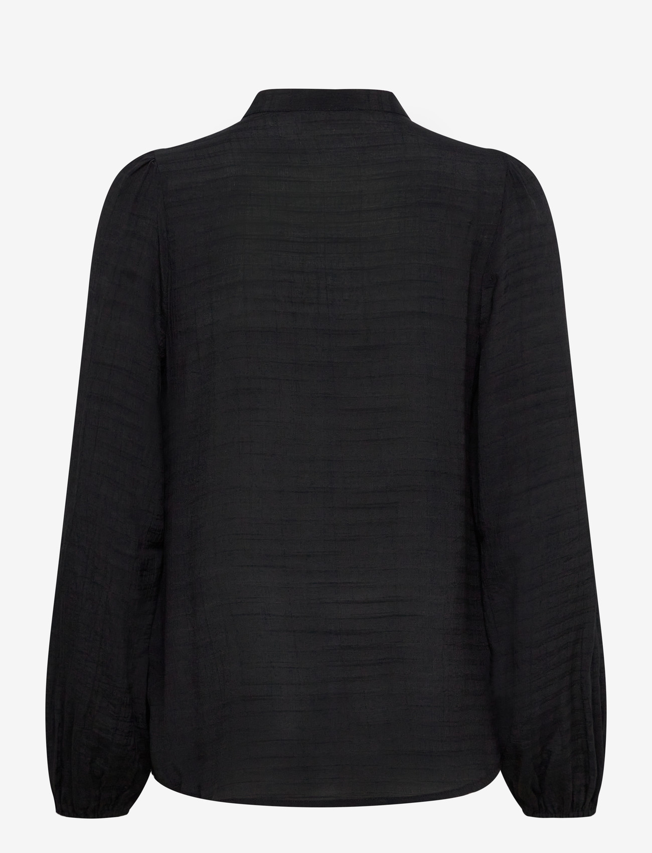 FREE/QUENT - Blouse from Freequent in a light material. The blouse has a simple silhouette wi - langärmlige blusen - black - 1