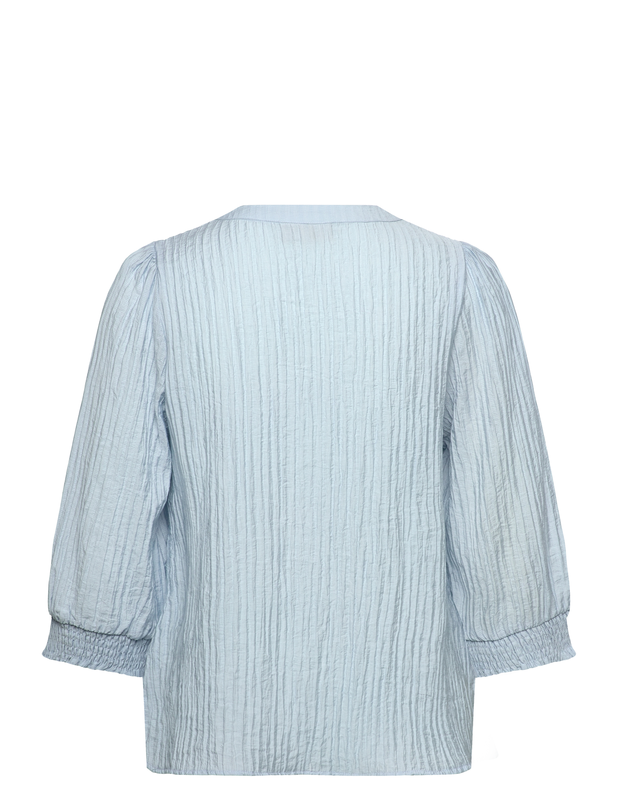 FREE/QUENT - Shirt - kurzämlige blusen - chambray blue - 2