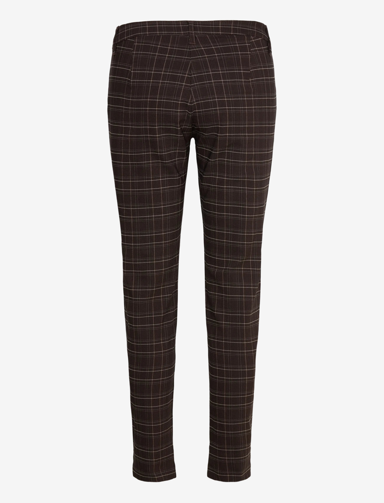 FREE/QUENT - FQREX-PANTS - slim fit hosen - black w. coffee bean - 1