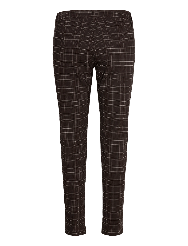 FREE/QUENT - FQREX-PANTS - slim fit hosen - black w. coffee bean - 1