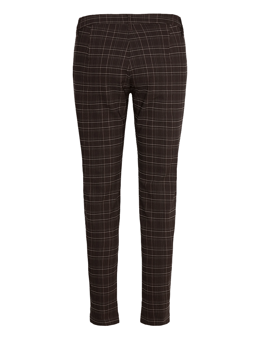 FREE/QUENT - FQREX-PANTS - slim fit bukser - black w. coffee bean - 1