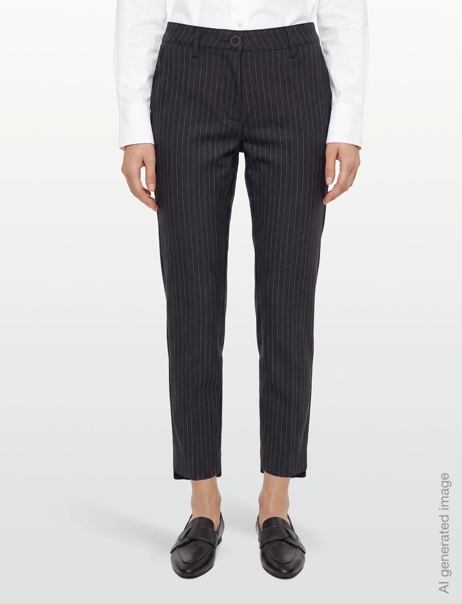 FREE/QUENT - FQREX-PANTS - pidulikud püksid - salute w. gray pinstripe - 3