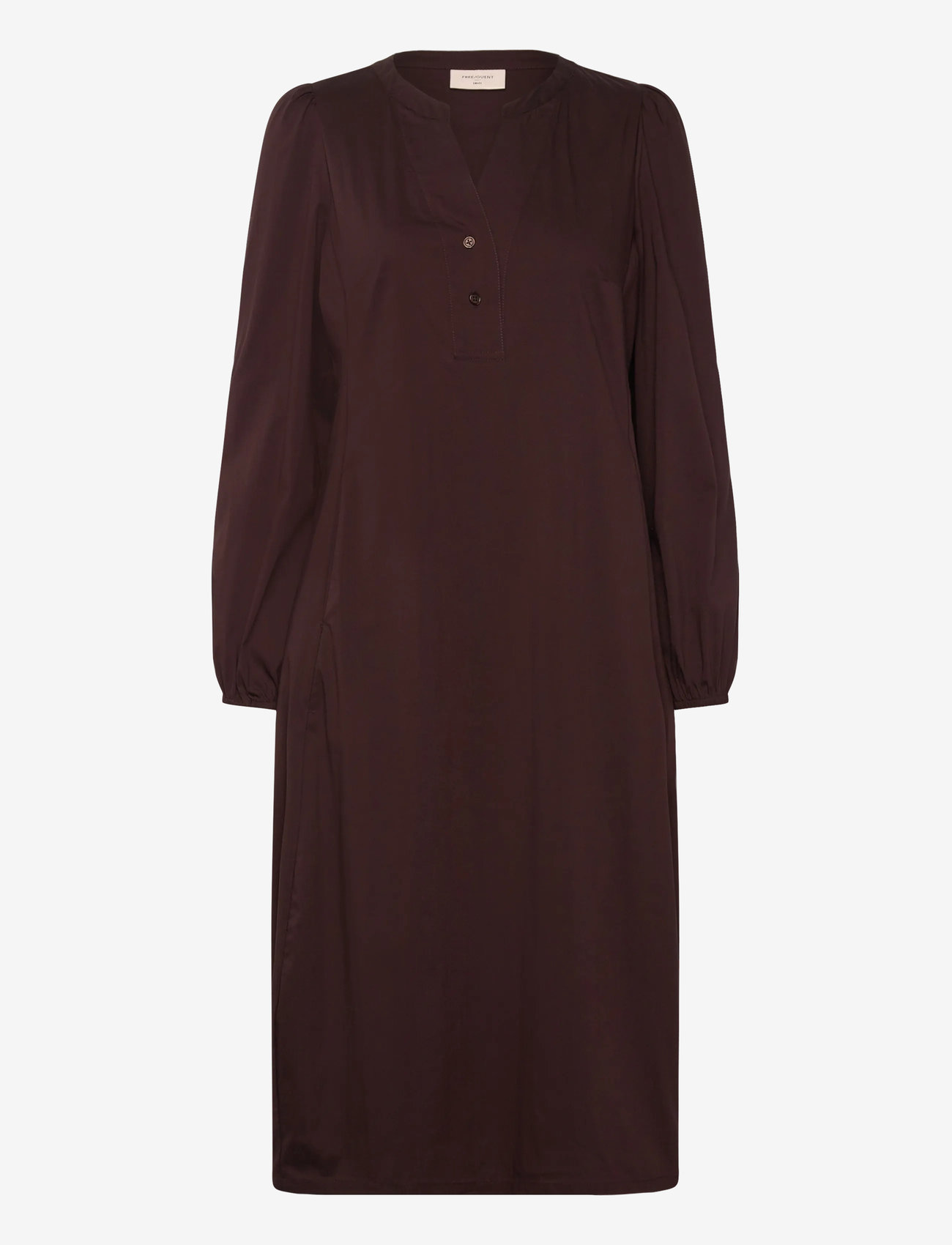 FREE/QUENT - Dress from Freequent - skjortekjoler - coffee bean - 0